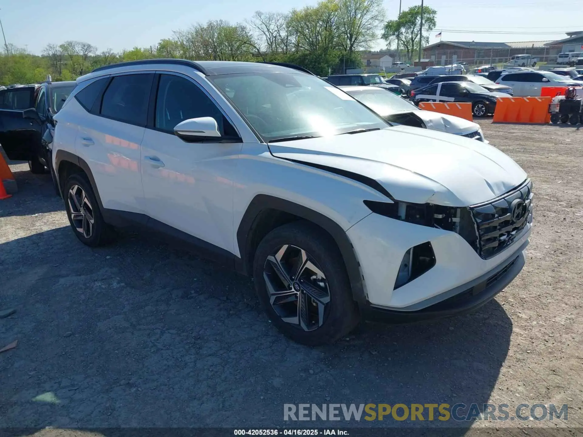 1 Photograph of a damaged car KM8JCCD15RU236161 HYUNDAI TUCSON HYBRID 2024