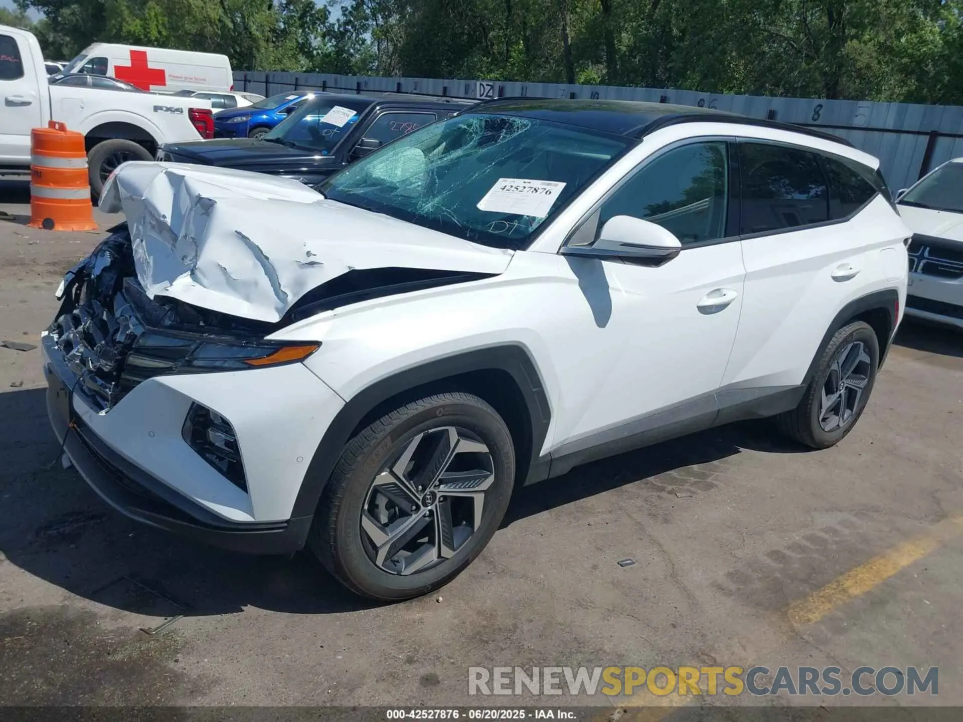 2 Photograph of a damaged car KM8JECD14RU234606 HYUNDAI TUCSON HYBRID 2024