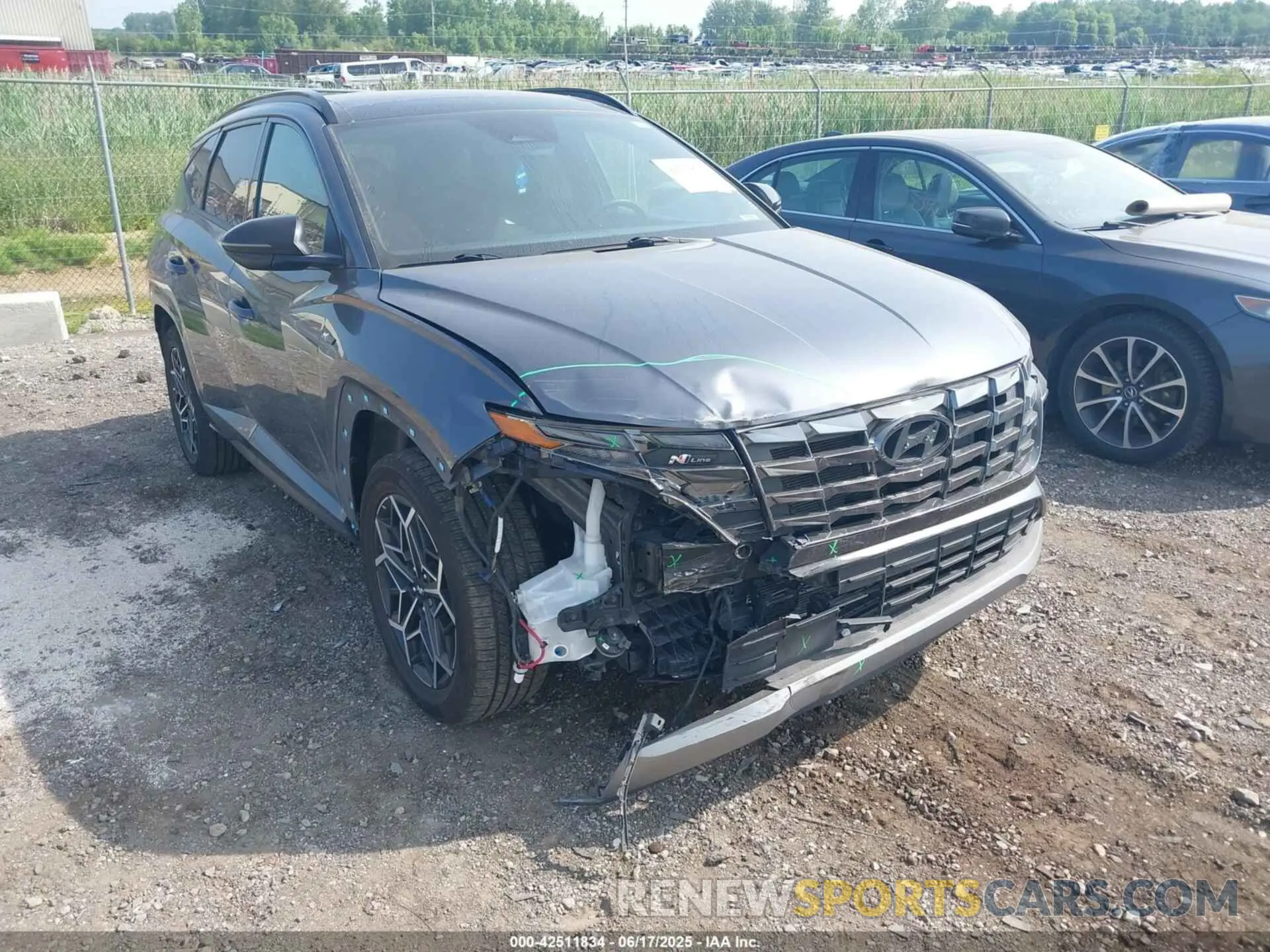 6 Photograph of a damaged car KM8JFCD19RU156109 HYUNDAI TUCSON HYBRID 2024