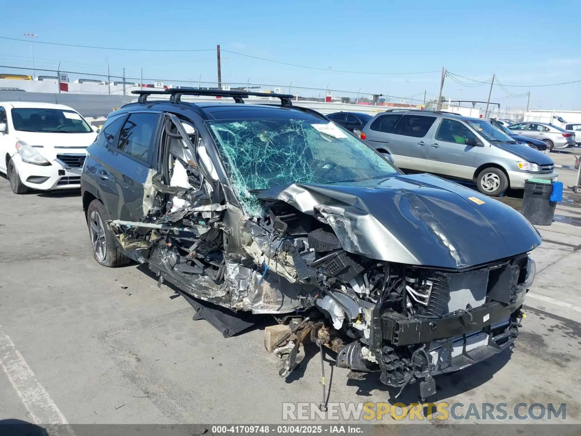 1 Photograph of a damaged car KM8JCDD18SU280506 HYUNDAI TUCSON HYBRID 2025