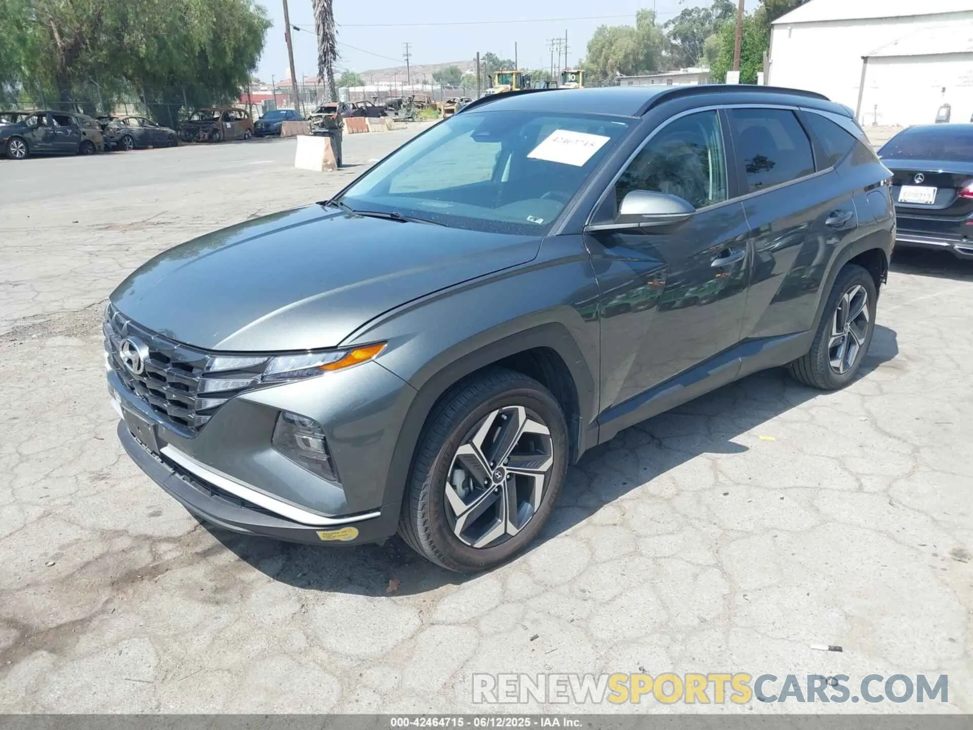2 Photograph of a damaged car KM8JBDA26NU035823 HYUNDAI TUCSON PLUG-IN HYBRID 2022