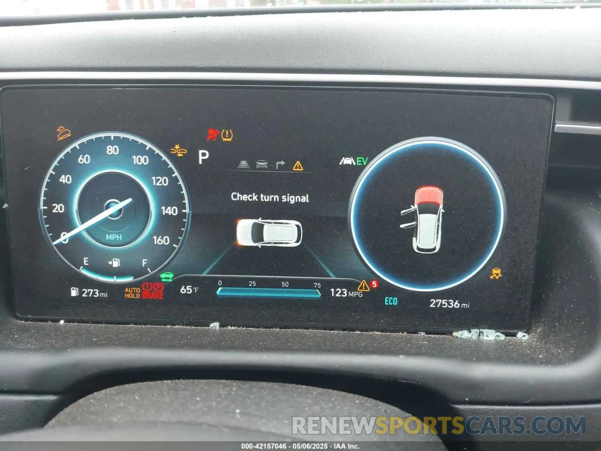 7 Фотография поврежденного автомобиля KM8JFDA29NU054211 HYUNDAI TUCSON PLUG-IN HYBRID 2022