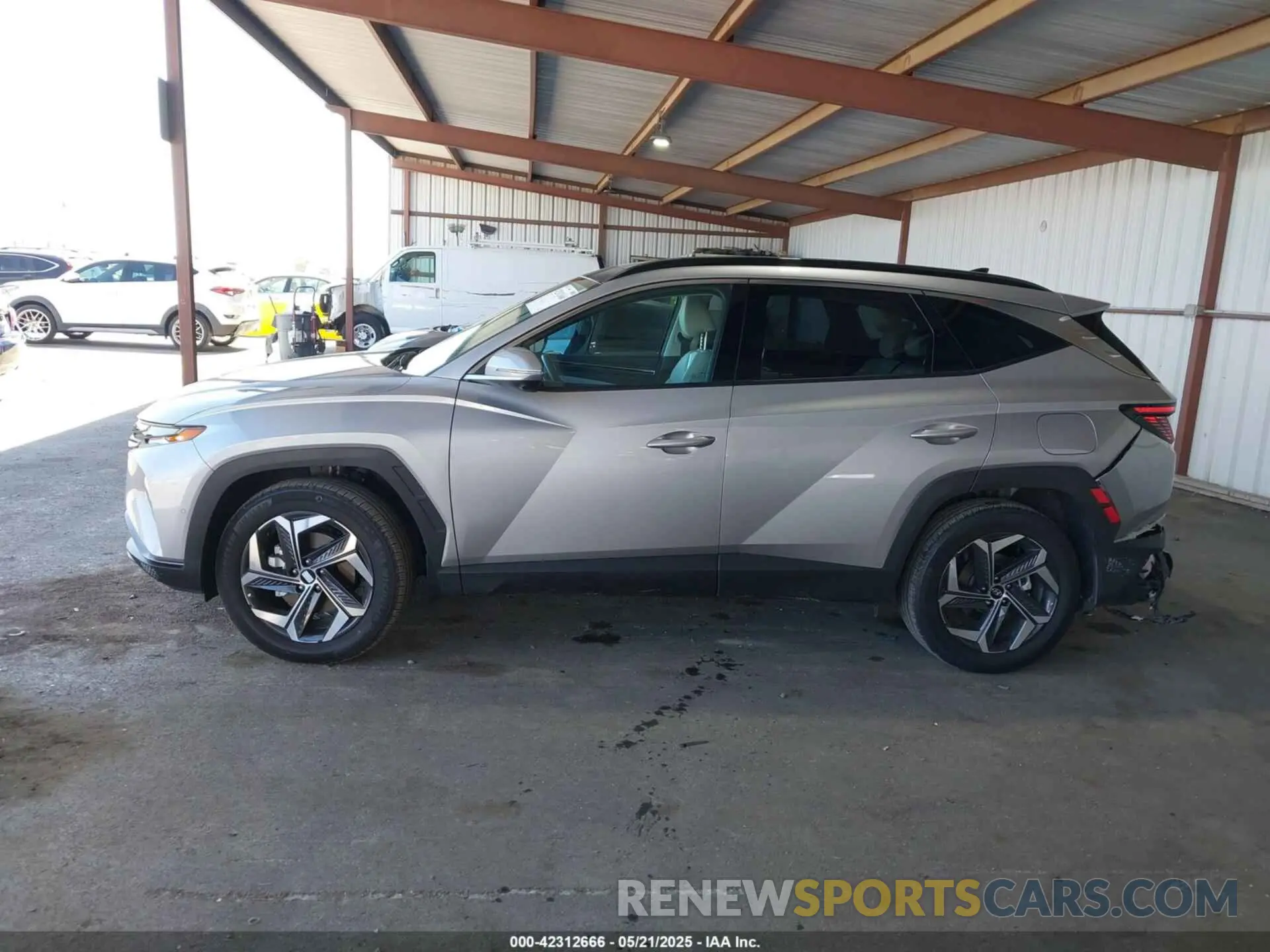 14 Фотография поврежденного автомобиля KM8JFDA27PU123335 HYUNDAI TUCSON PLUG-IN HYBRID 2023