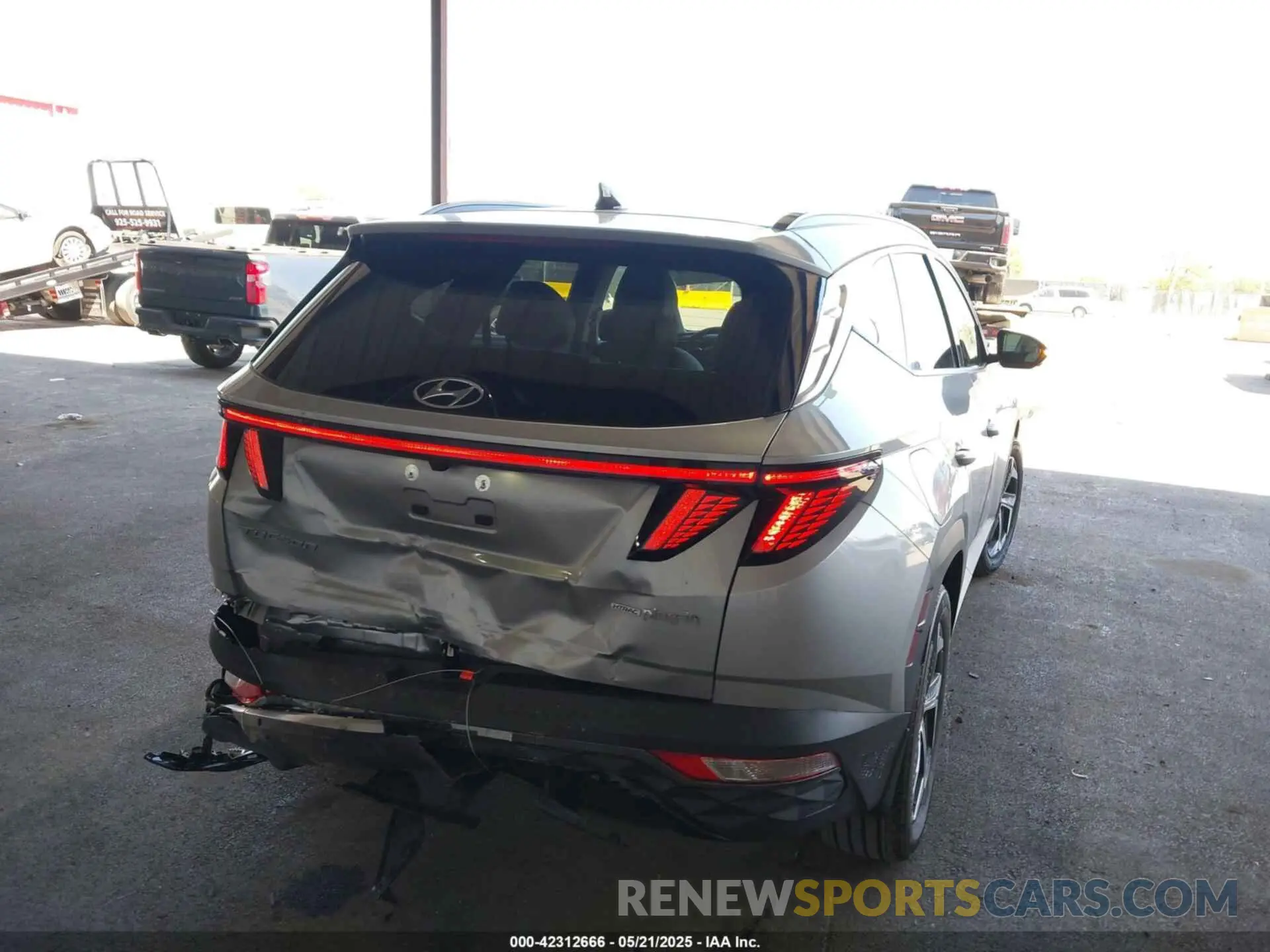 4 Фотография поврежденного автомобиля KM8JFDA27PU123335 HYUNDAI TUCSON PLUG-IN HYBRID 2023
