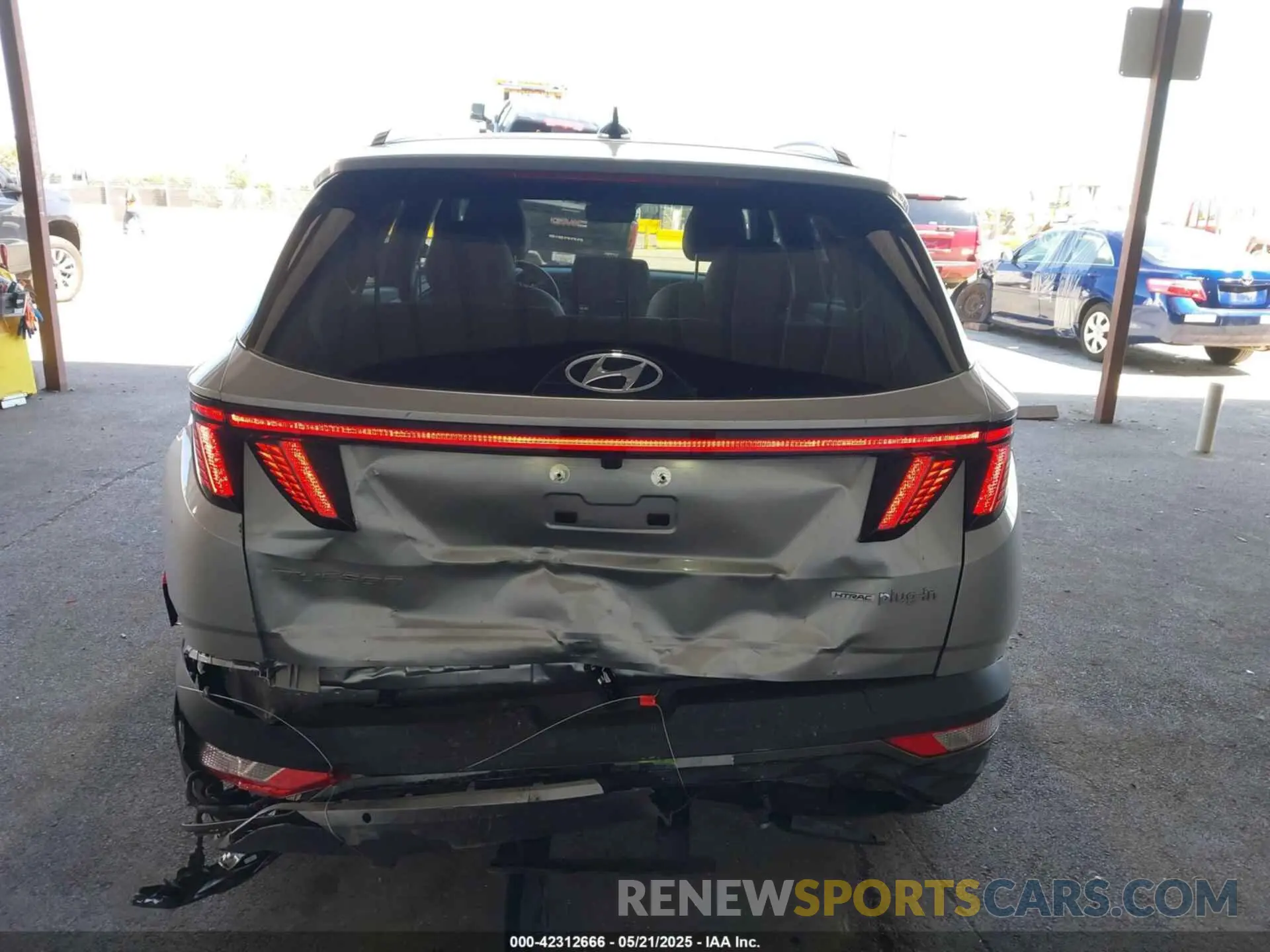6 Фотография поврежденного автомобиля KM8JFDA27PU123335 HYUNDAI TUCSON PLUG-IN HYBRID 2023
