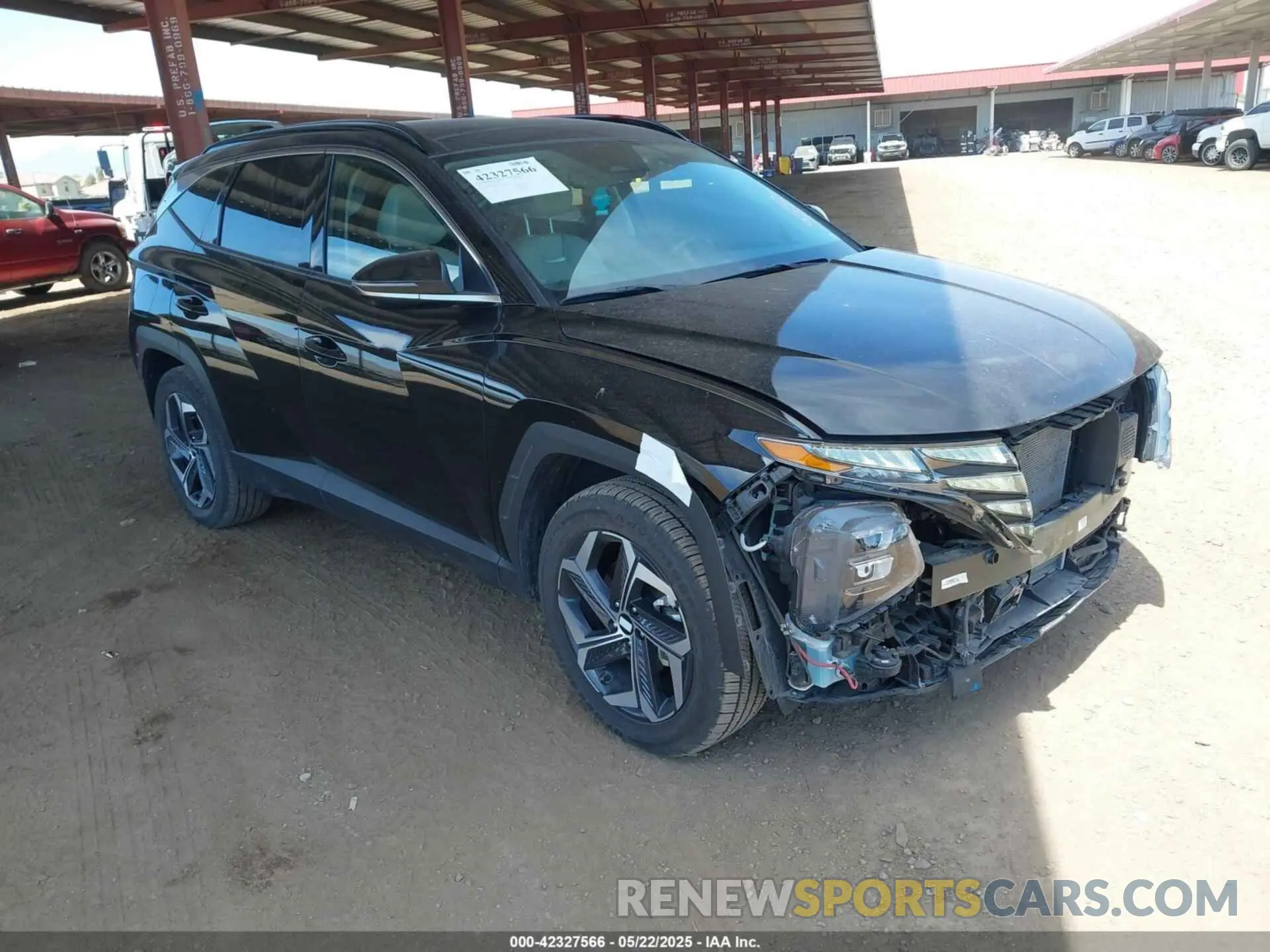 1 Photograph of a damaged car KM8JFDD20RU157938 HYUNDAI TUCSON PLUG-IN HYBRID 2024