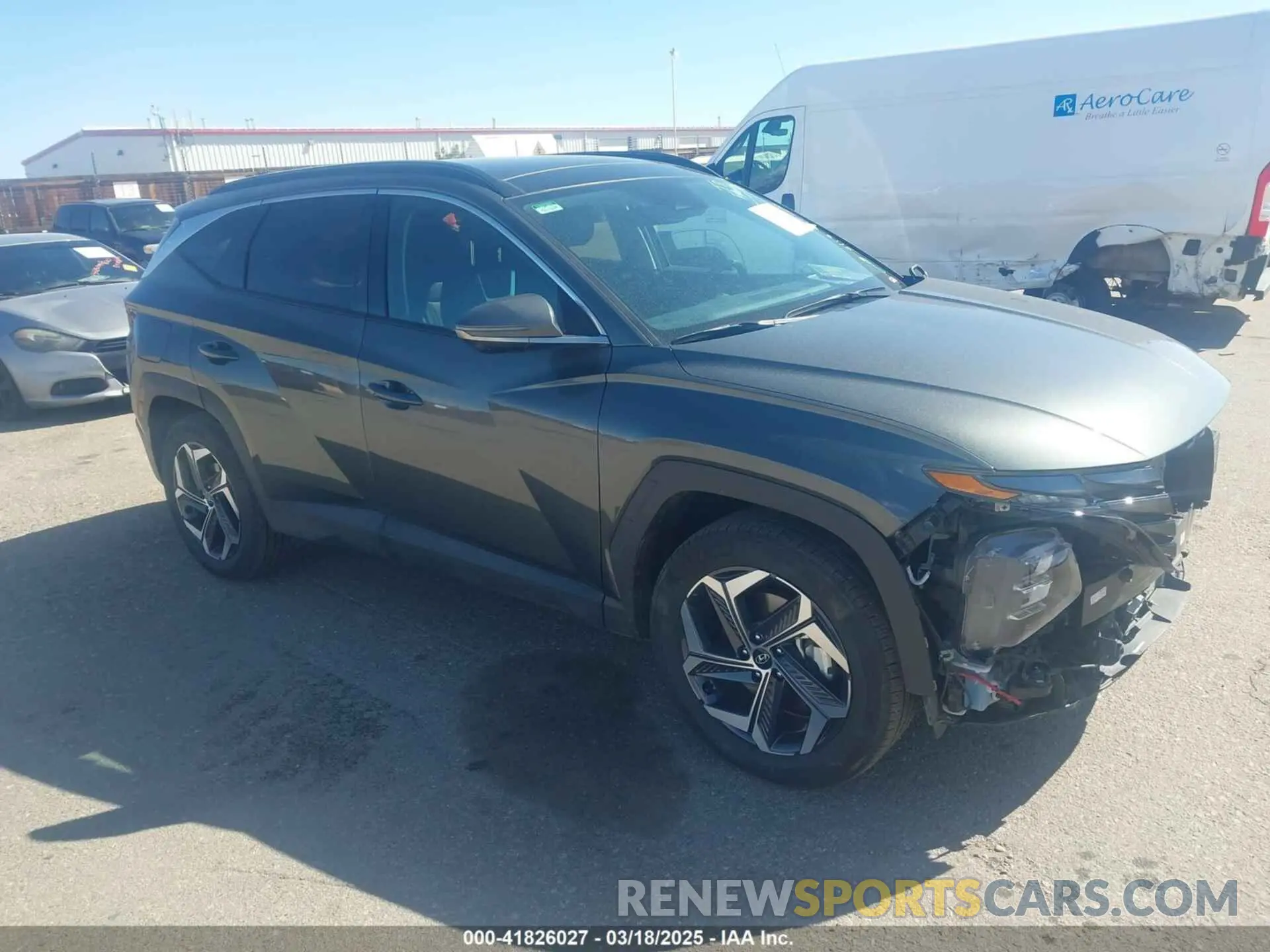 1 Photograph of a damaged car KM8JFDD22RU168519 HYUNDAI TUCSON PLUG-IN HYBRID 2024