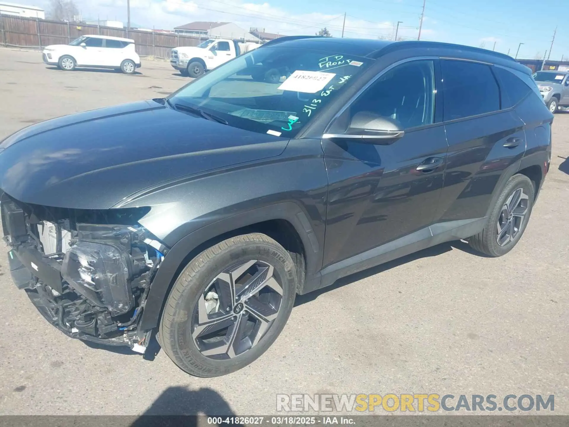 2 Photograph of a damaged car KM8JFDD22RU168519 HYUNDAI TUCSON PLUG-IN HYBRID 2024