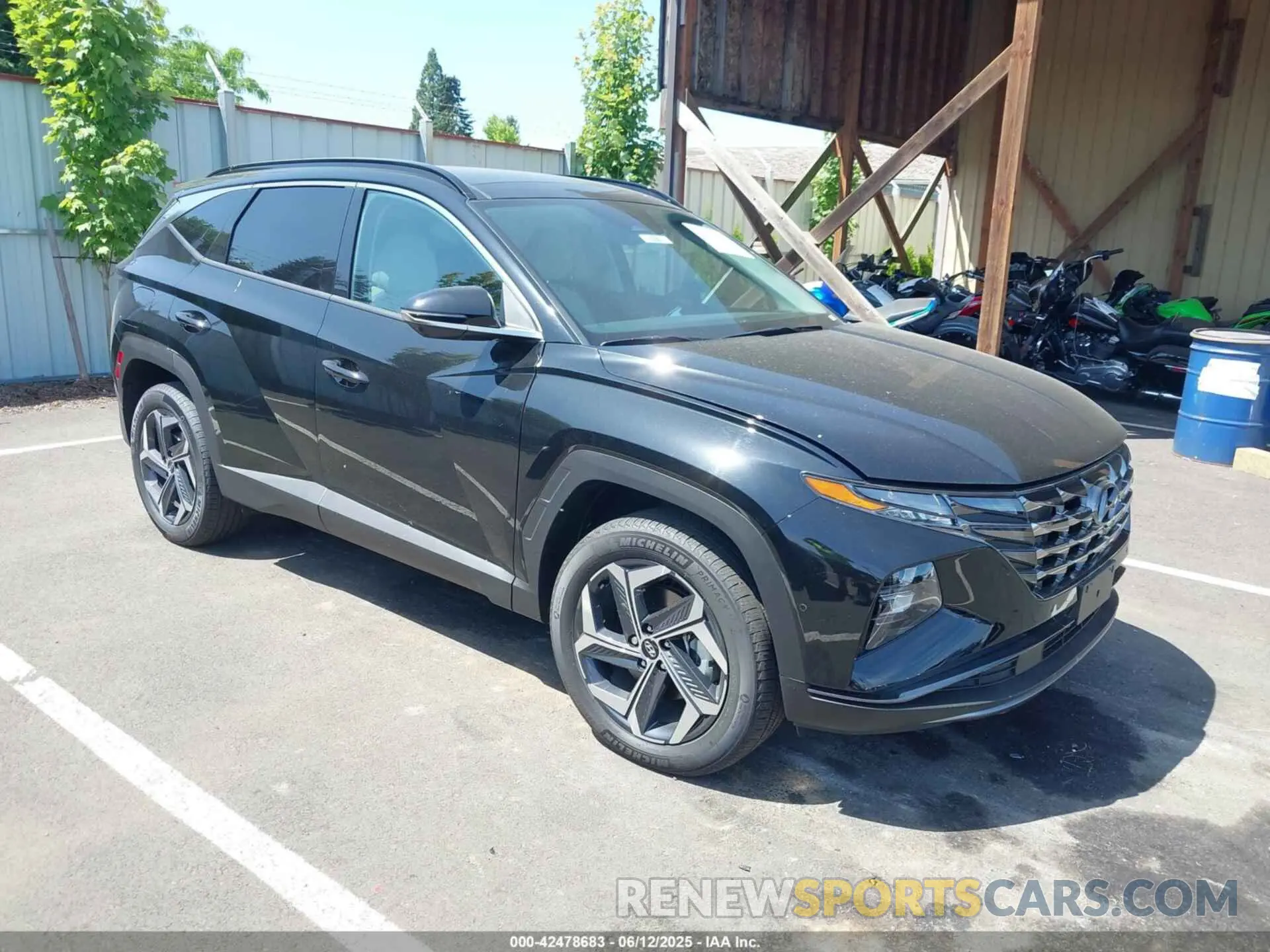 1 Photograph of a damaged car KM8JFDD27RU251248 HYUNDAI TUCSON PLUG-IN HYBRID 2024