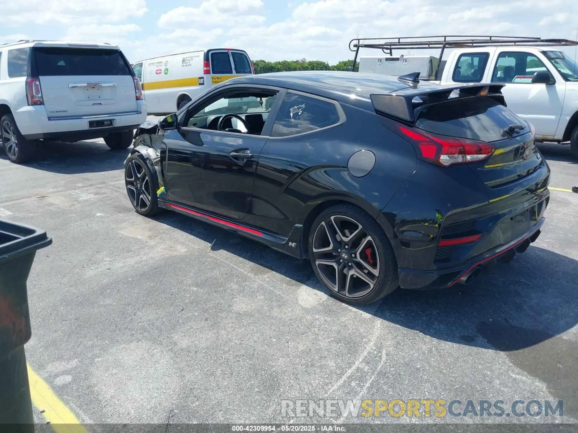 3 Photograph of a damaged car KMHT36AH6KU003049 HYUNDAI VELOSTER 2019