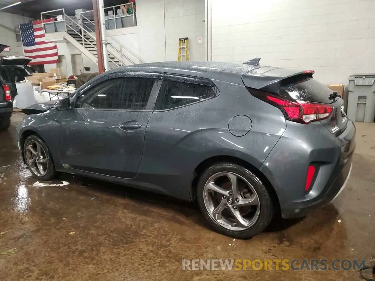 2 Photograph of a damaged car KMHTG6AF1KU017850 HYUNDAI VELOSTER 2019