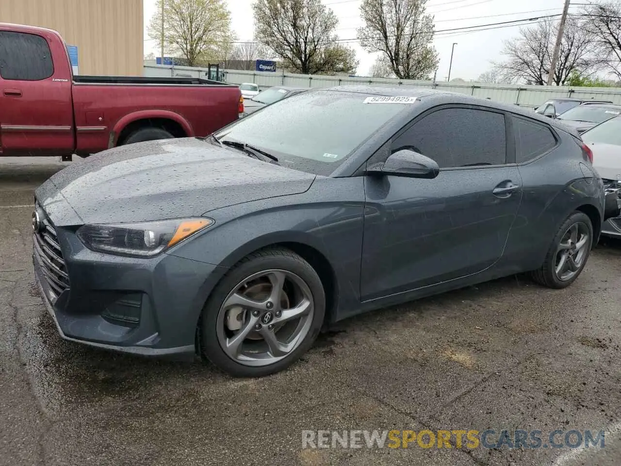 1 Photograph of a damaged car KMHTG6AF2KU018585 HYUNDAI VELOSTER 2019