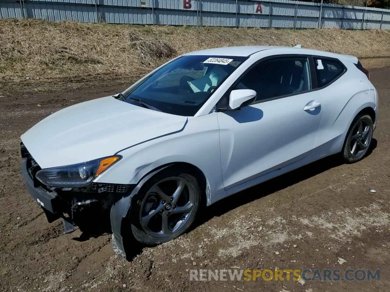 1 Photograph of a damaged car KMHTG6AF4KU017034 HYUNDAI VELOSTER 2019