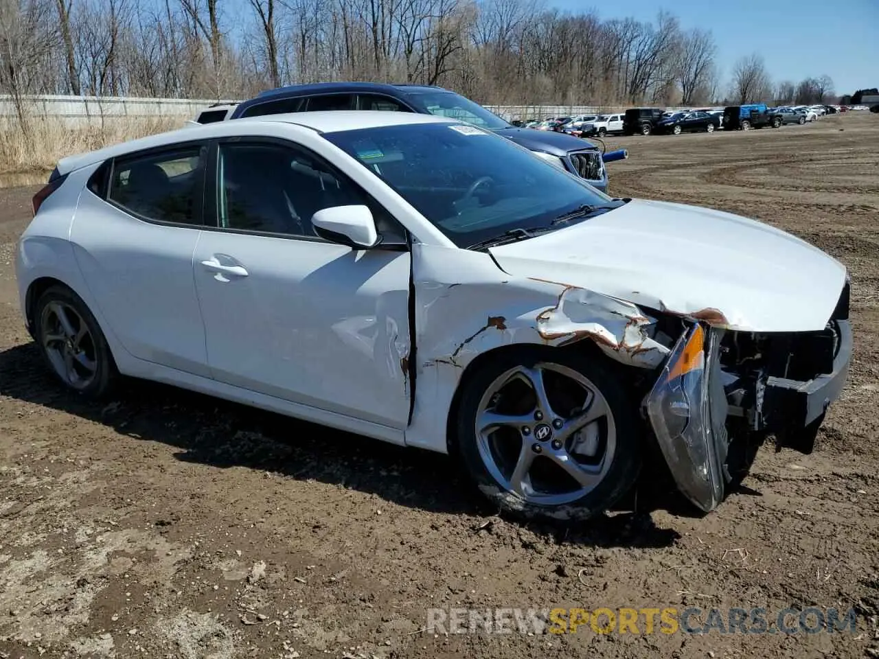 4 Photograph of a damaged car KMHTG6AF4KU017034 HYUNDAI VELOSTER 2019