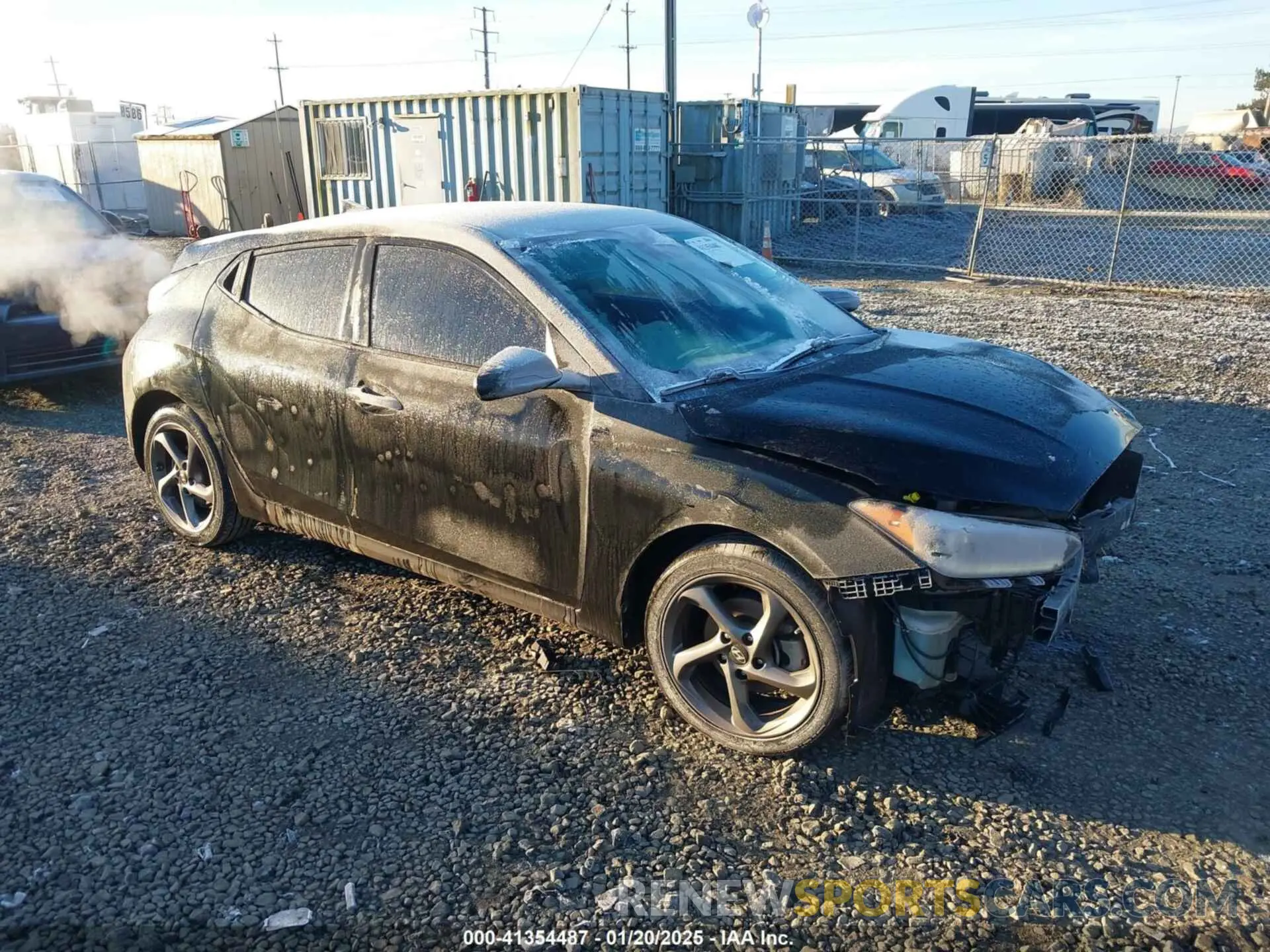 1 Photograph of a damaged car KMHTG6AF6KU016662 HYUNDAI VELOSTER 2019