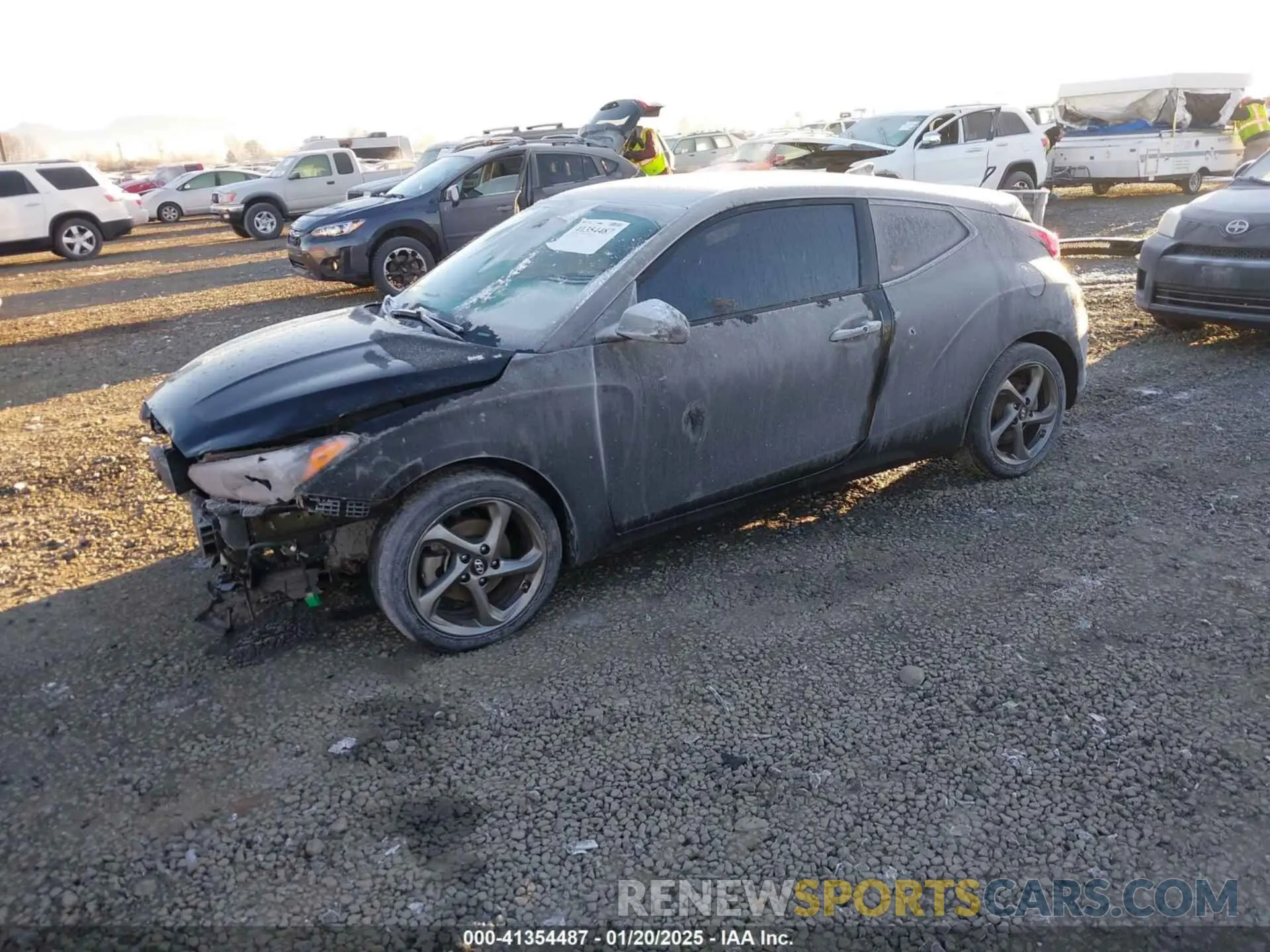2 Photograph of a damaged car KMHTG6AF6KU016662 HYUNDAI VELOSTER 2019