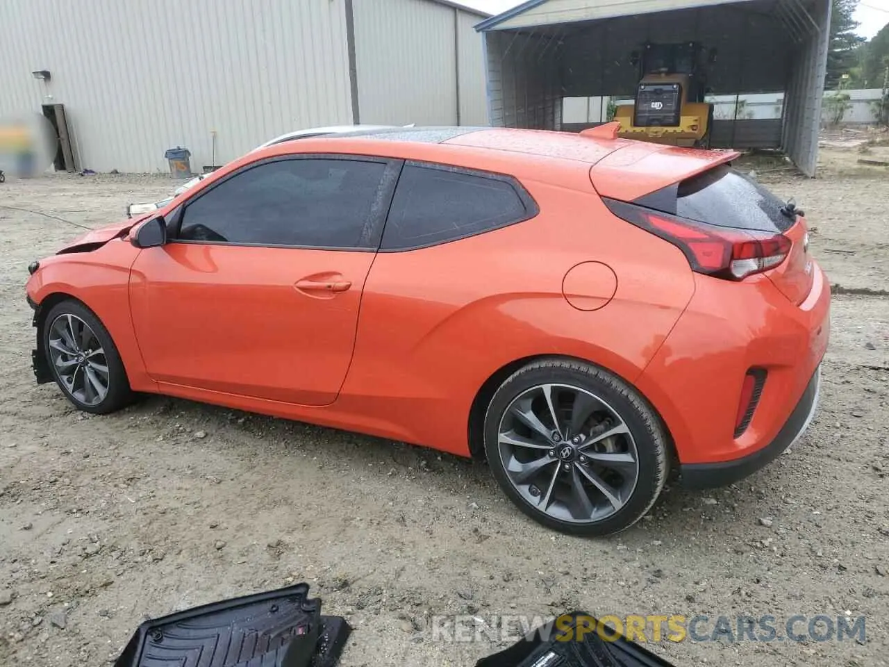 2 Photograph of a damaged car KMHTG6AF7KU006884 HYUNDAI VELOSTER 2019