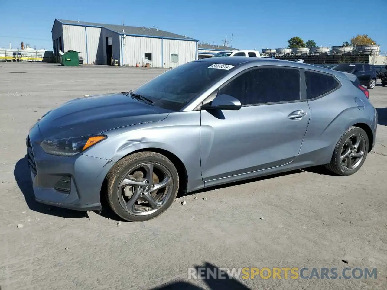 1 Photograph of a damaged car KMHTG6AF7KU018257 HYUNDAI VELOSTER 2019