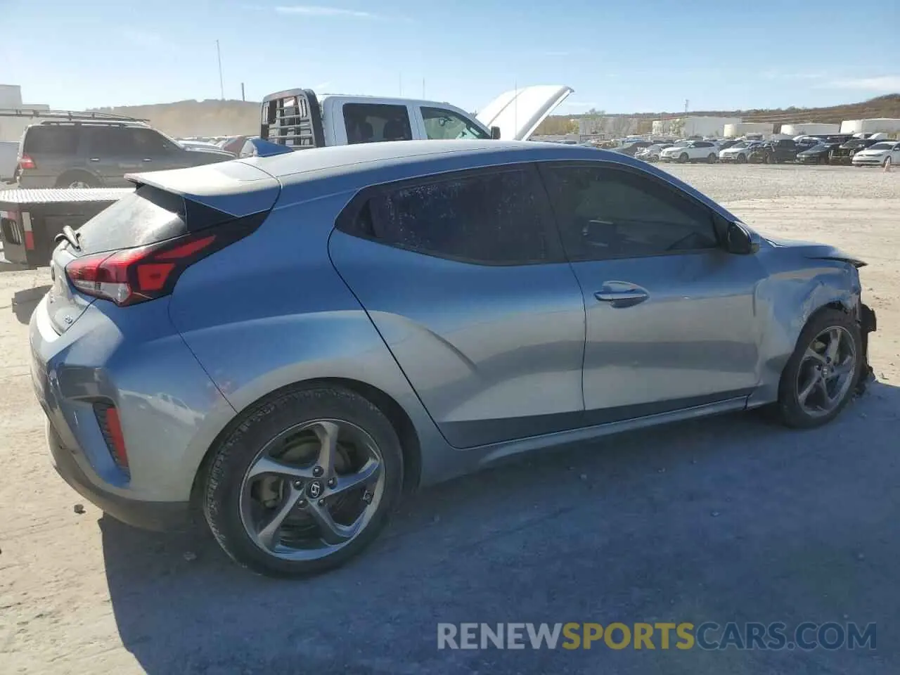 3 Photograph of a damaged car KMHTG6AF7KU018257 HYUNDAI VELOSTER 2019
