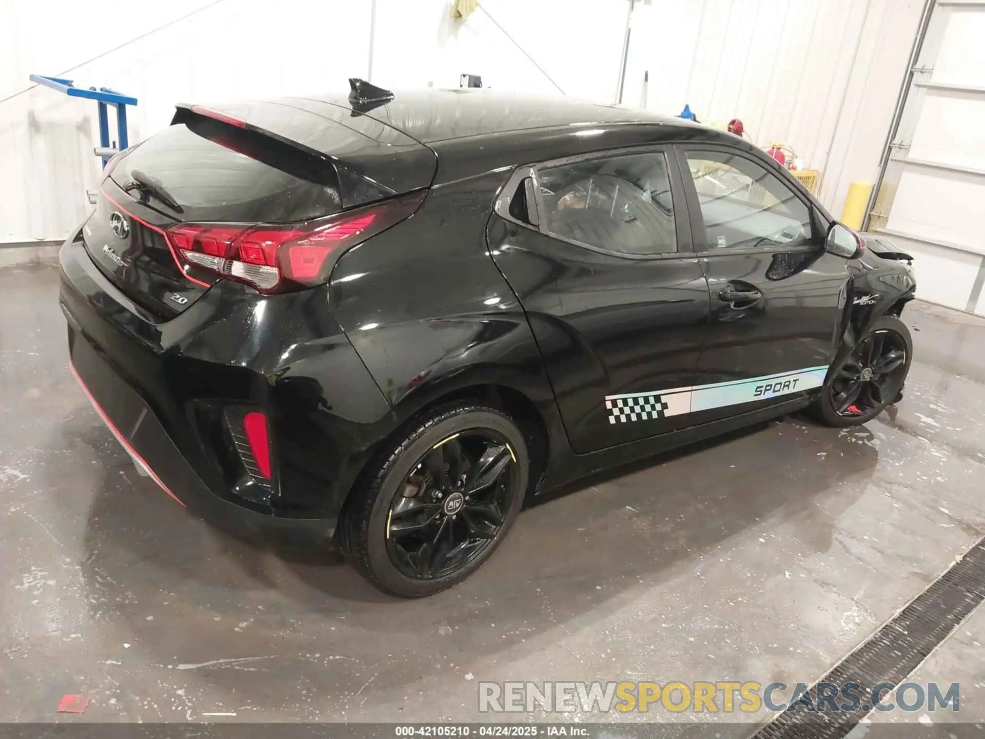 4 Photograph of a damaged car KMHTG6AFXKU011920 HYUNDAI VELOSTER 2019