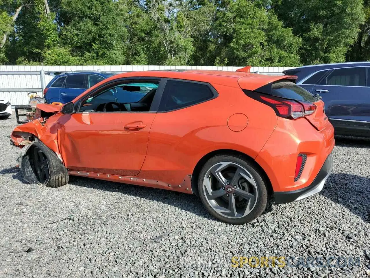 2 Photograph of a damaged car KMHTH6AB2KU020508 HYUNDAI VELOSTER 2019