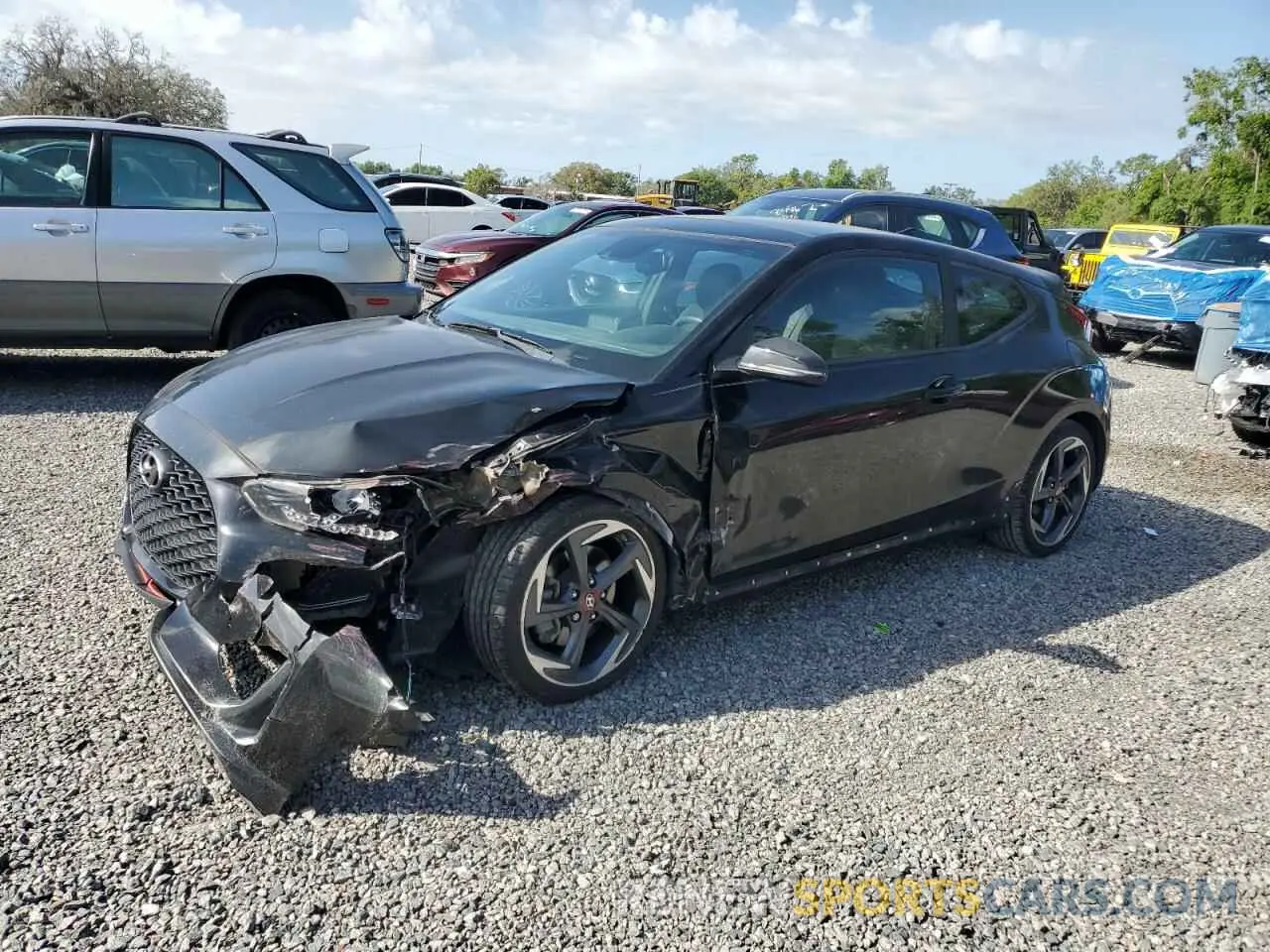 1 Фотография поврежденного автомобиля KMHTH6AB3KU013504 HYUNDAI VELOSTER 2019