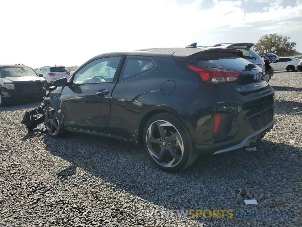 2 Фотография поврежденного автомобиля KMHTH6AB3KU013504 HYUNDAI VELOSTER 2019