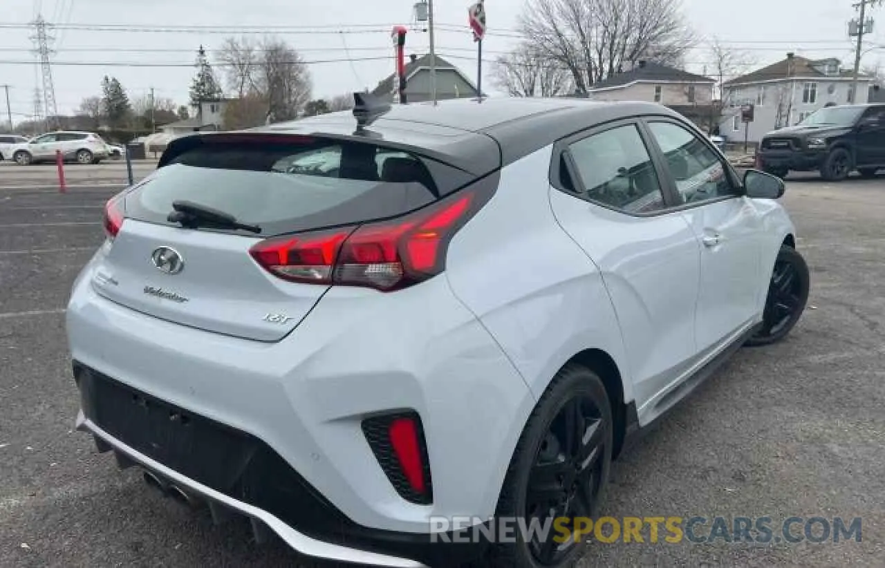 4 Photograph of a damaged car KMHTH6AB4KU002267 HYUNDAI VELOSTER 2019
