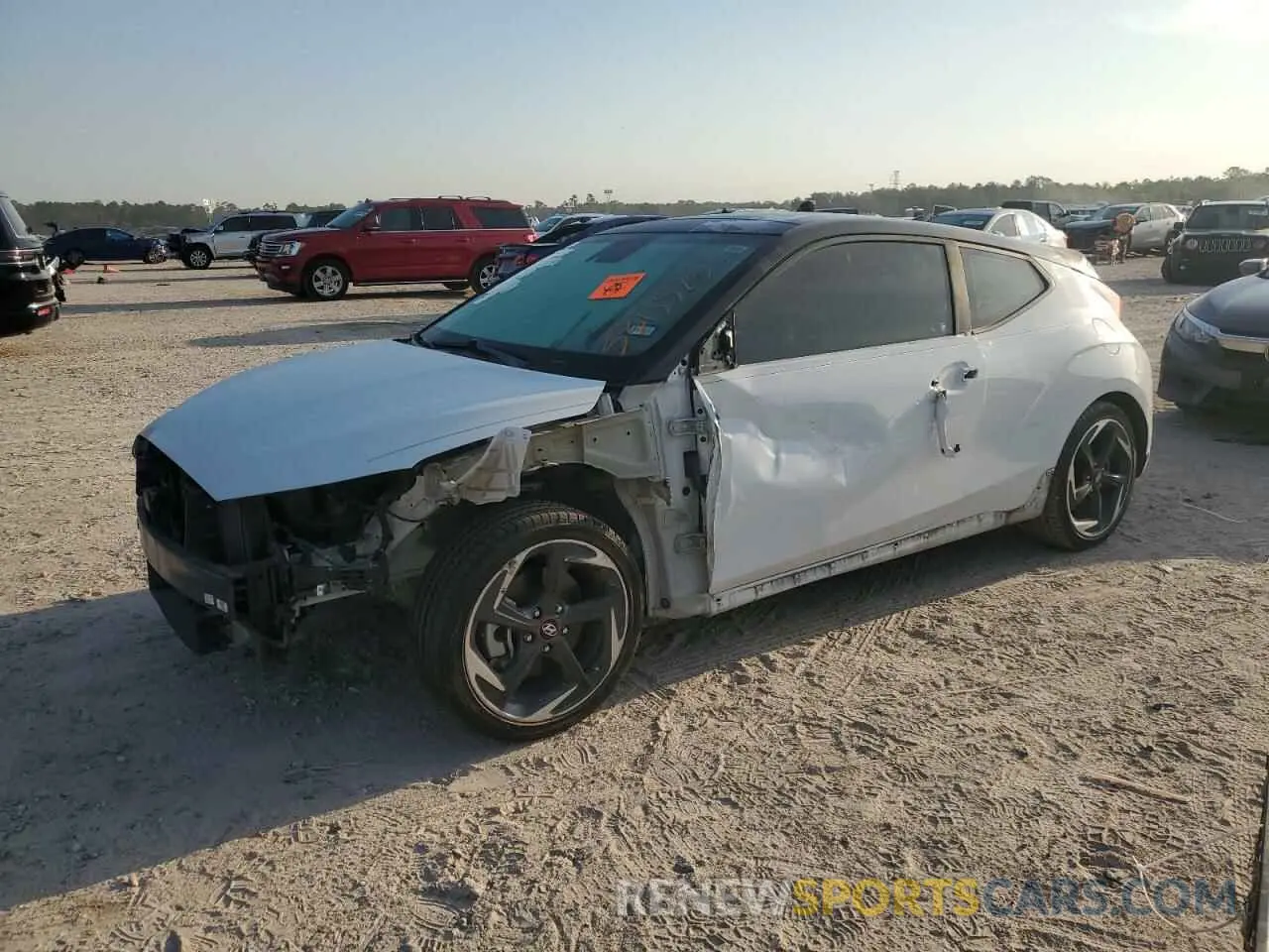1 Photograph of a damaged car KMHTH6AB4KU009686 HYUNDAI VELOSTER 2019