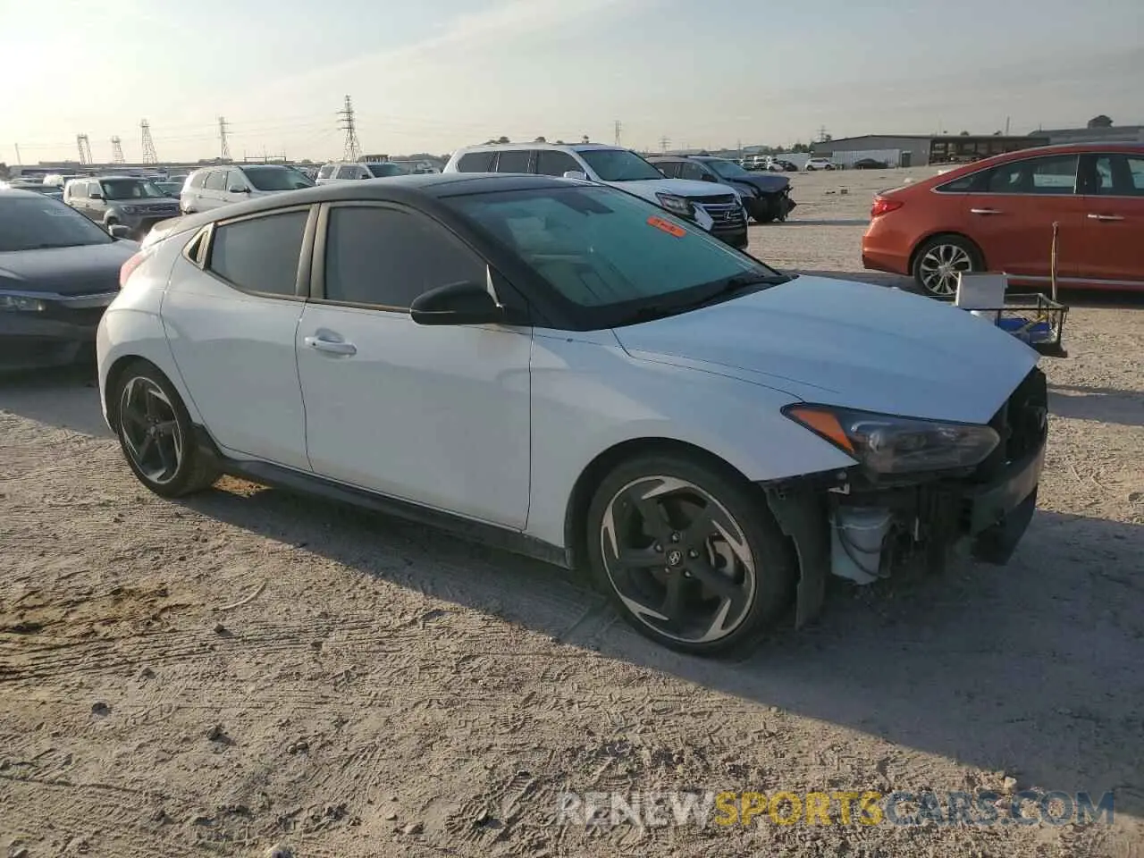 4 Photograph of a damaged car KMHTH6AB4KU009686 HYUNDAI VELOSTER 2019