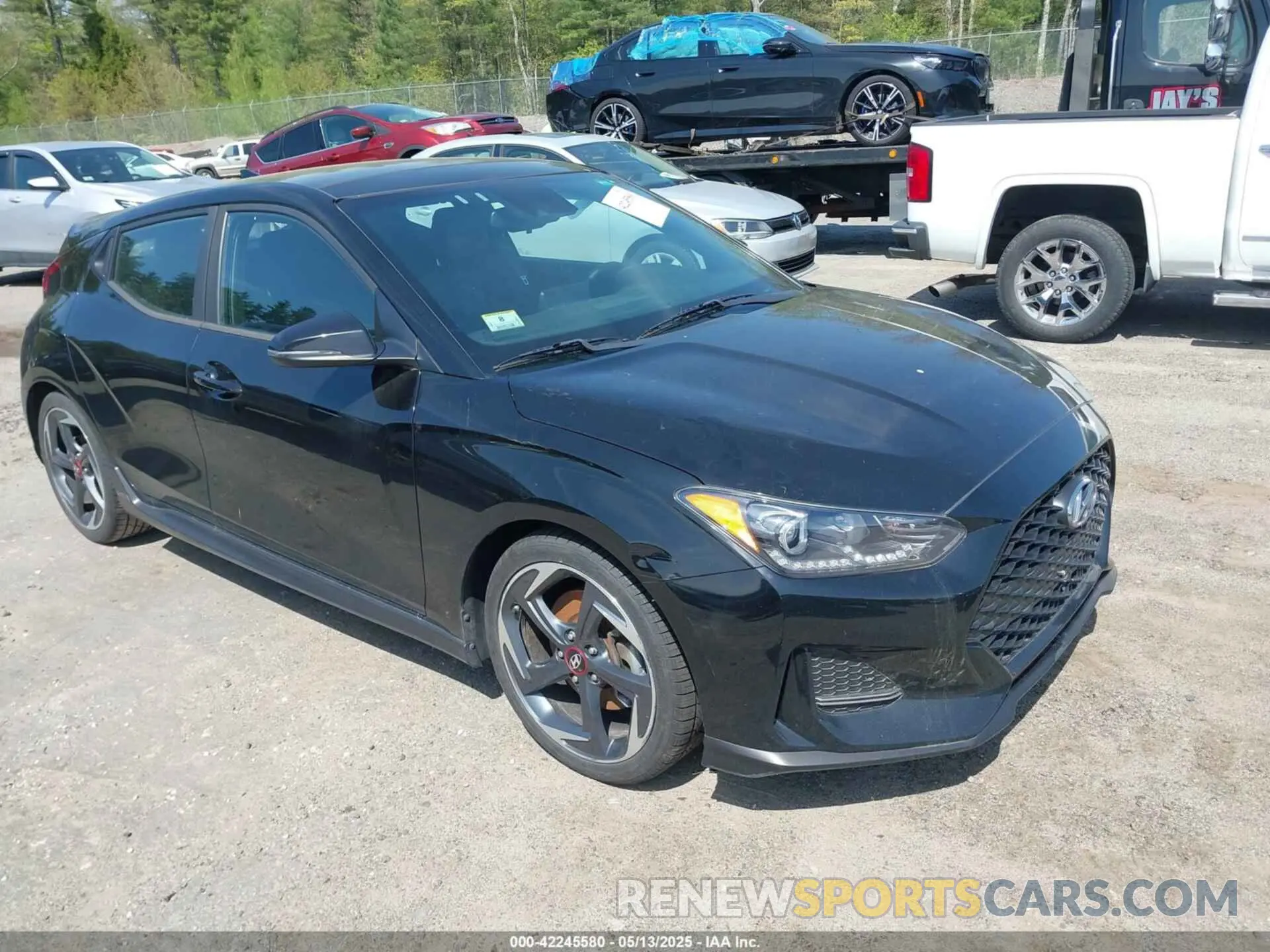 1 Photograph of a damaged car KMHTH6AB5KU010488 HYUNDAI VELOSTER 2019
