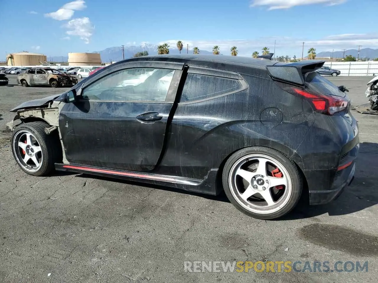 2 Photograph of a damaged car KMHT36AH6LU005983 HYUNDAI VELOSTER 2020
