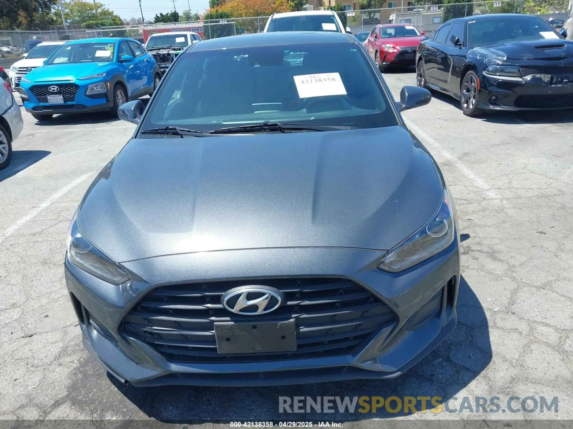 13 Photograph of a damaged car KMHTG6AF2LU024159 HYUNDAI VELOSTER 2020