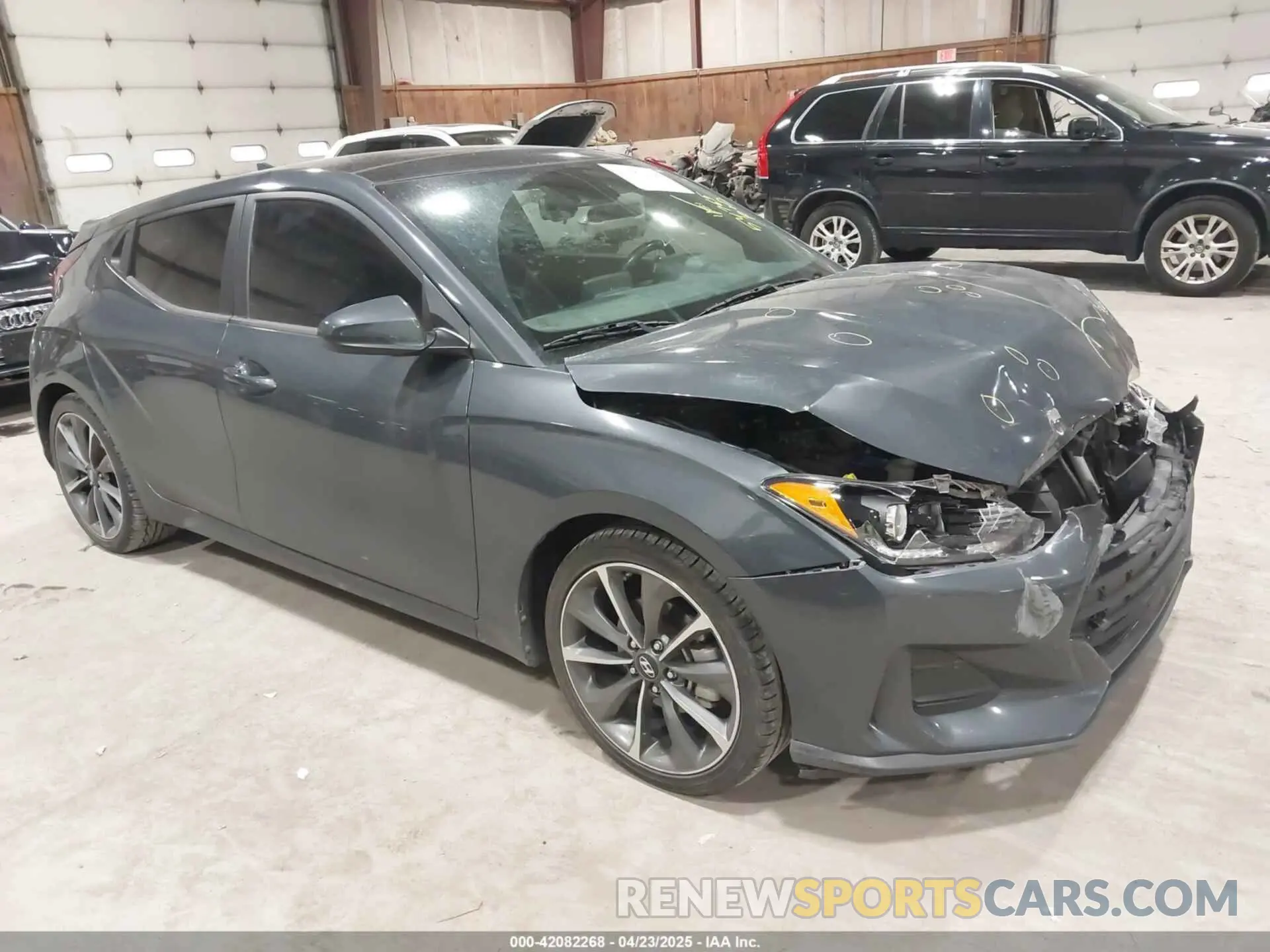 1 Photograph of a damaged car KMHTG6AF8LU030421 HYUNDAI VELOSTER 2020