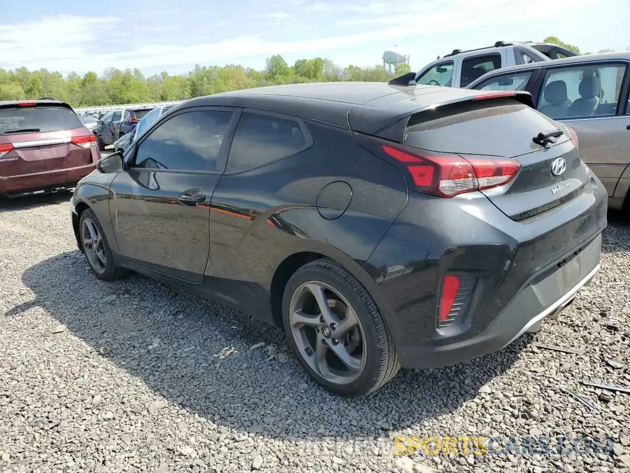 2 Photograph of a damaged car KMHTG6AFXLU031635 HYUNDAI VELOSTER 2020