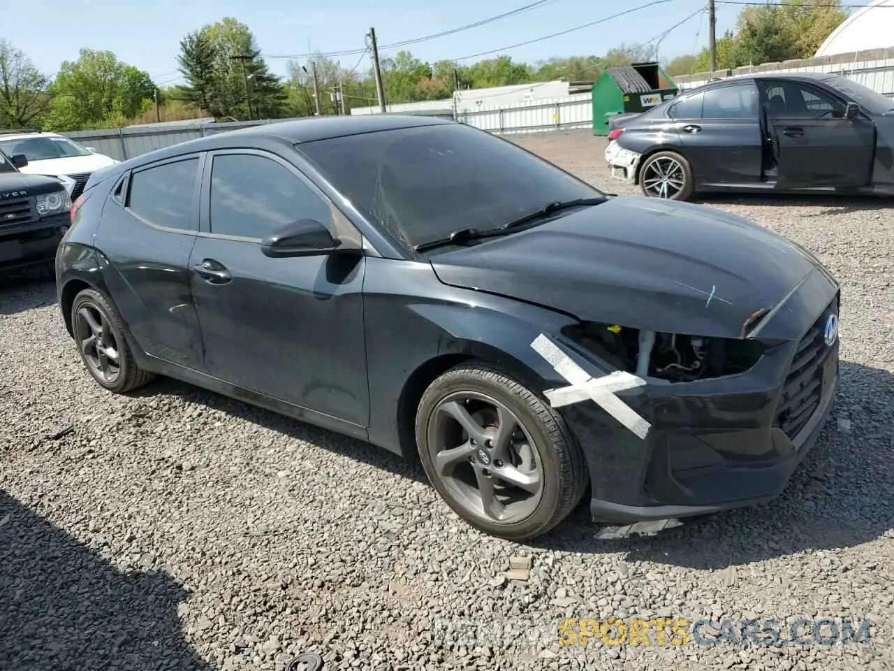 4 Photograph of a damaged car KMHTG6AFXLU031635 HYUNDAI VELOSTER 2020