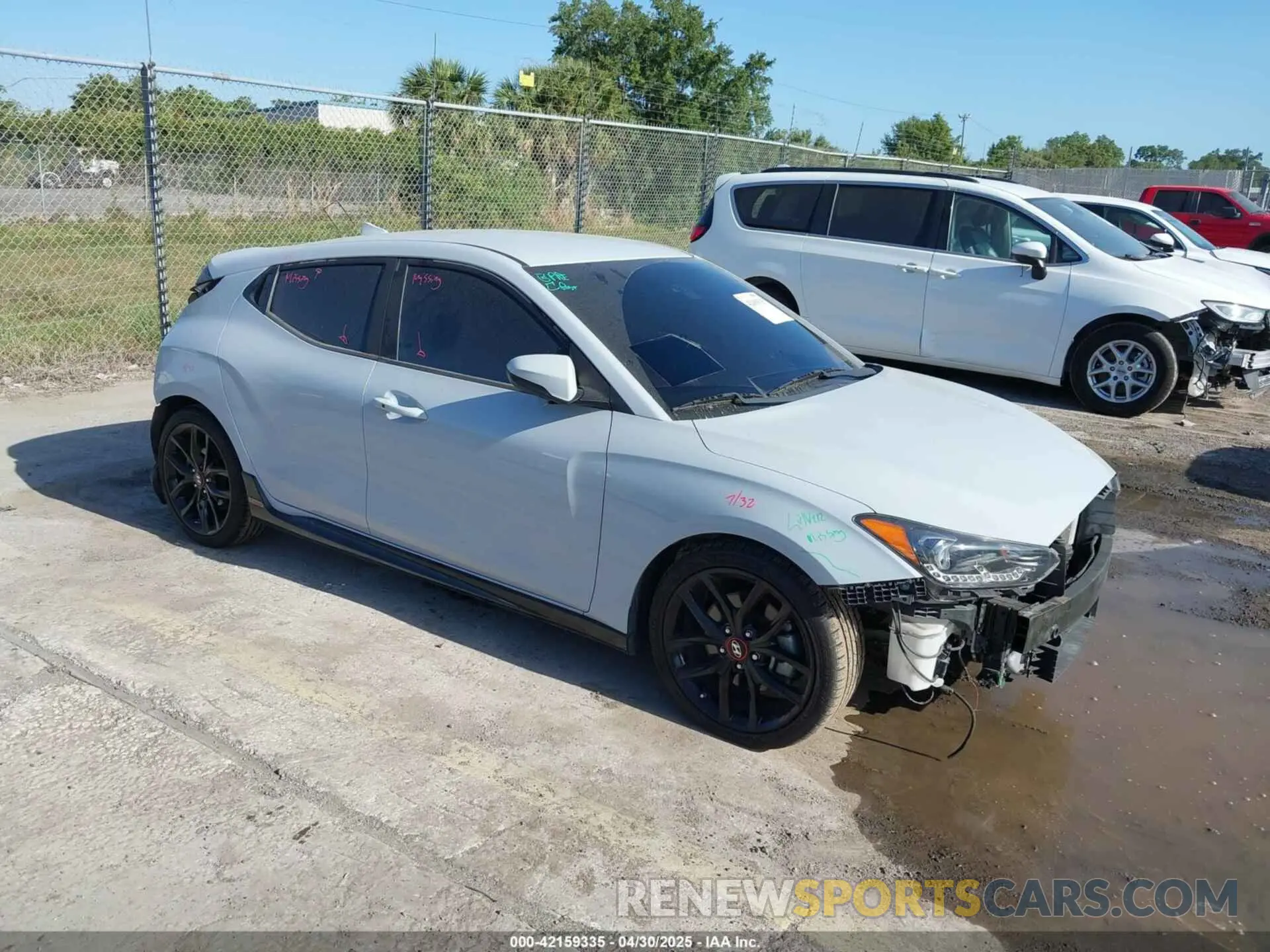1 Фотография поврежденного автомобиля KMHTH6AB0LU026664 HYUNDAI VELOSTER 2020