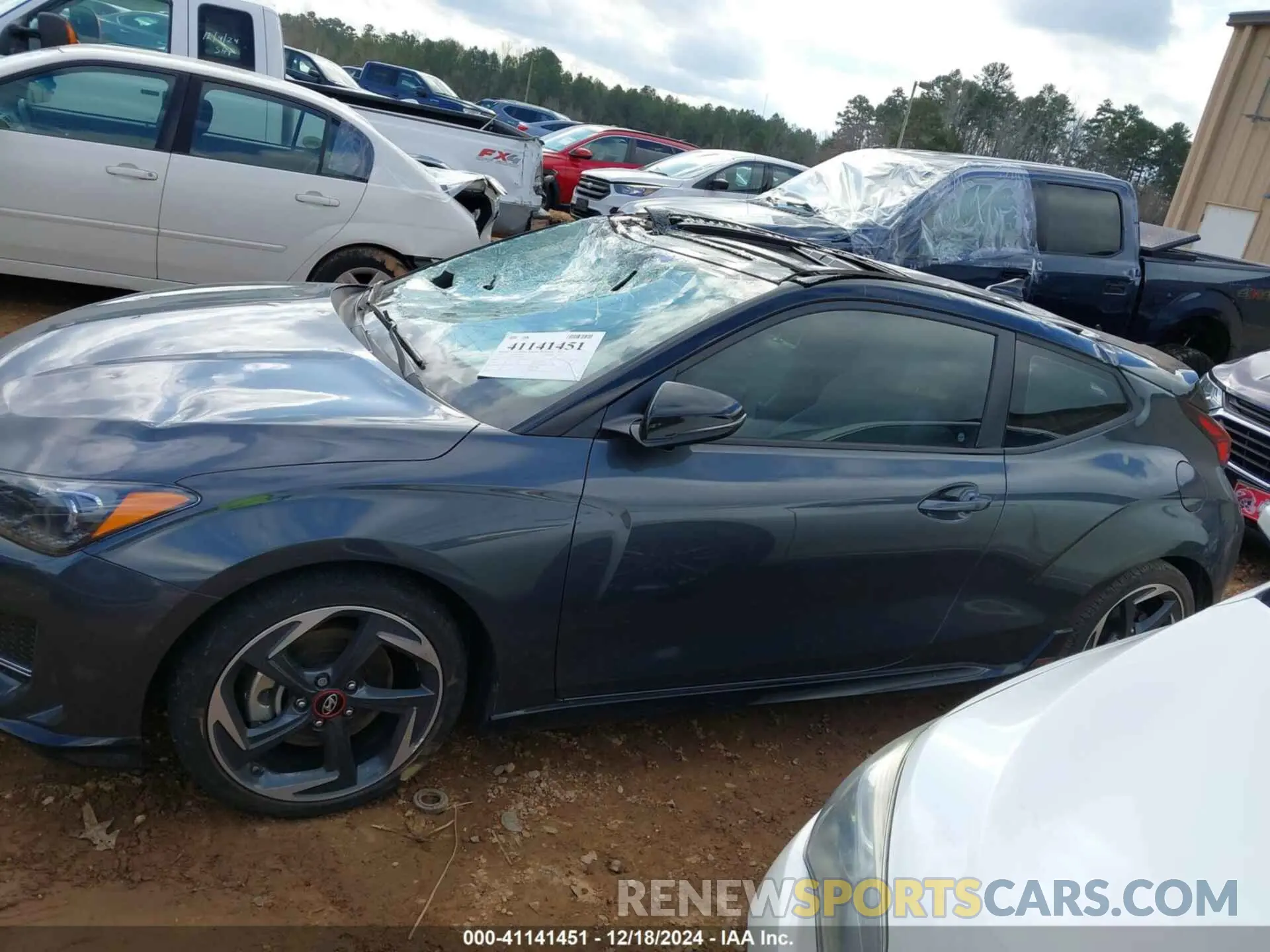 14 Photograph of a damaged car KMHTH6AB0LU027488 HYUNDAI VELOSTER 2020
