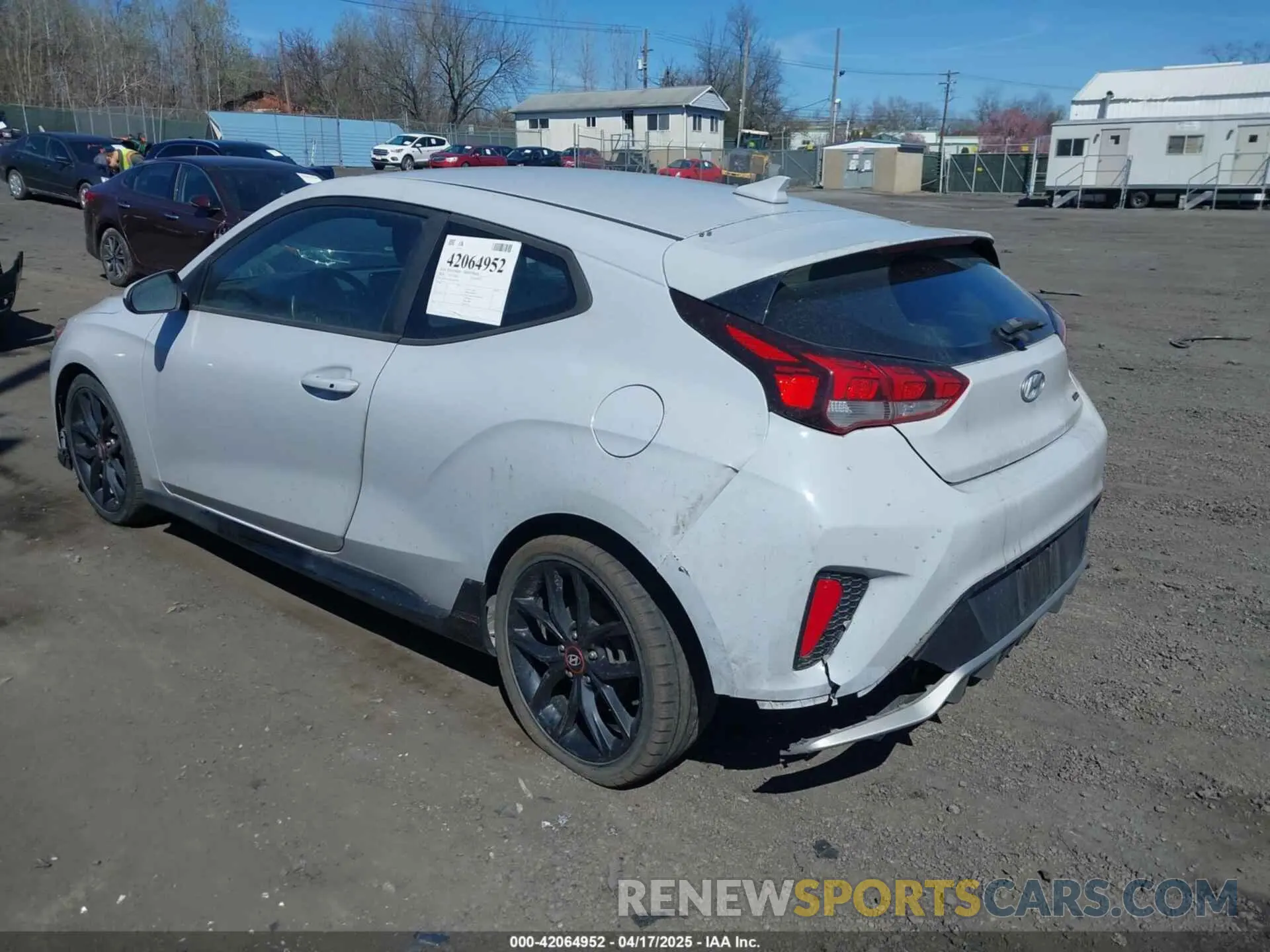 3 Photograph of a damaged car KMHTH6AB1LU027676 HYUNDAI VELOSTER 2020