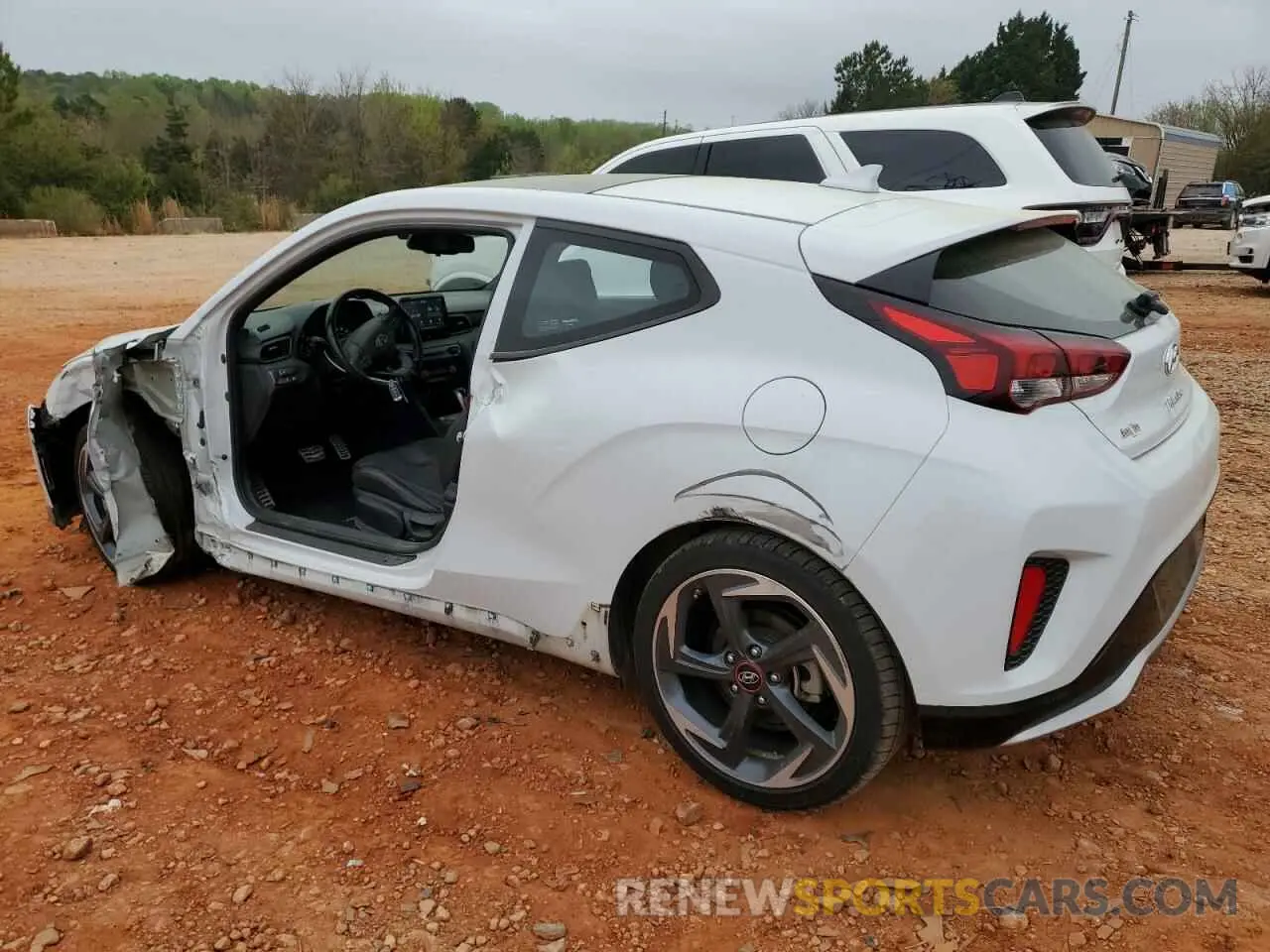 2 Photograph of a damaged car KMHTH6AB6LU021310 HYUNDAI VELOSTER 2020
