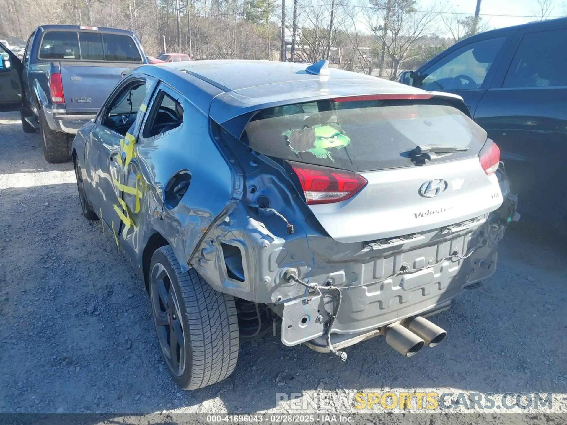 3 Photograph of a damaged car KMHTH6AB7LU026497 HYUNDAI VELOSTER 2020