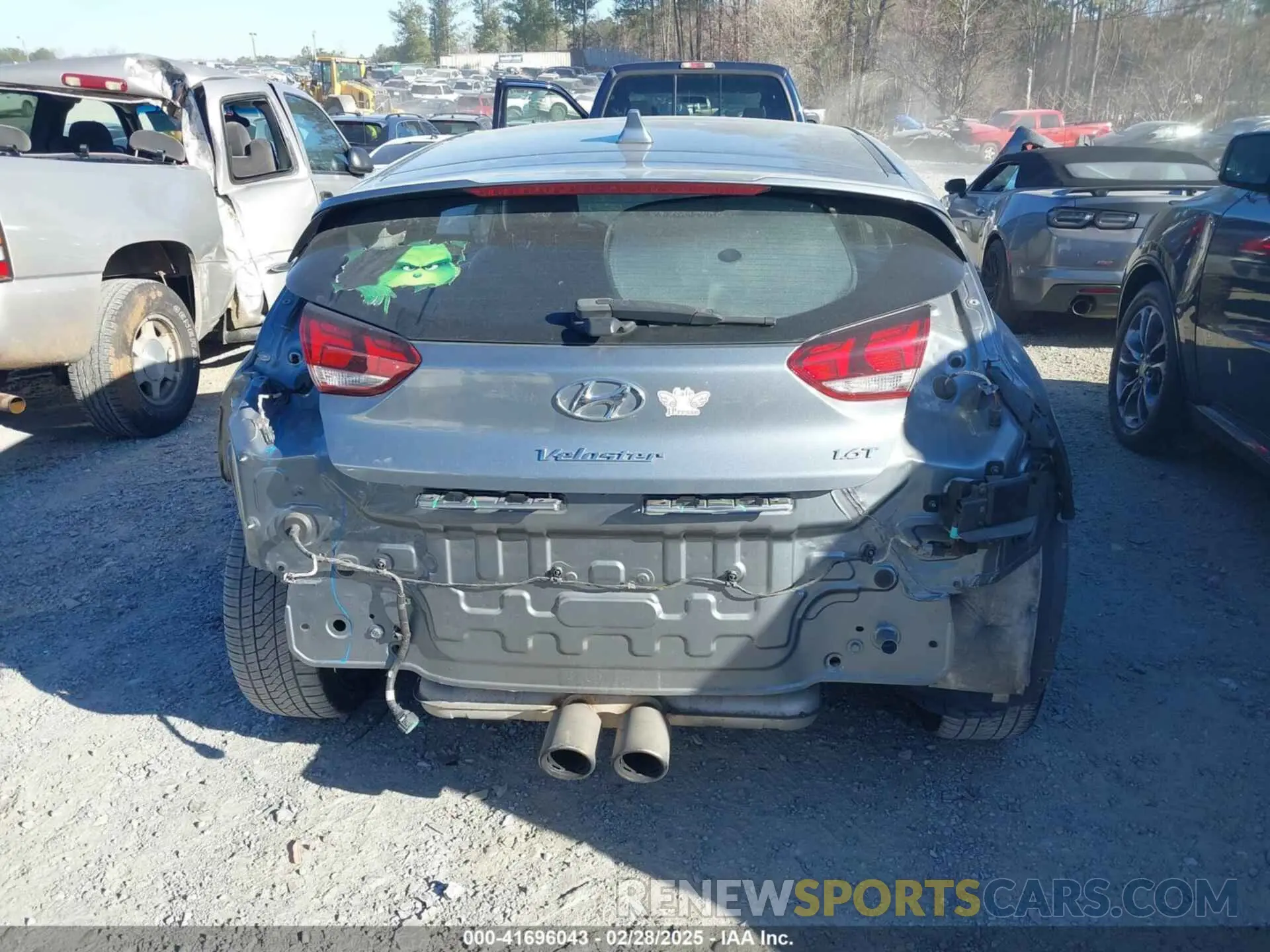 6 Photograph of a damaged car KMHTH6AB7LU026497 HYUNDAI VELOSTER 2020
