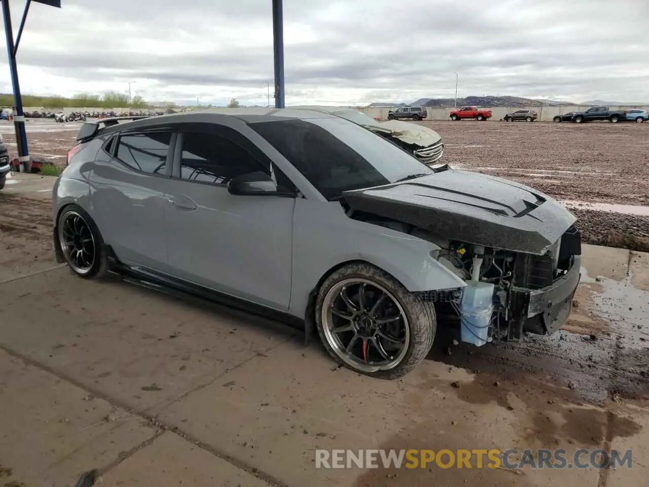 4 Photograph of a damaged car KMHTH6AB8LU028582 HYUNDAI VELOSTER 2020