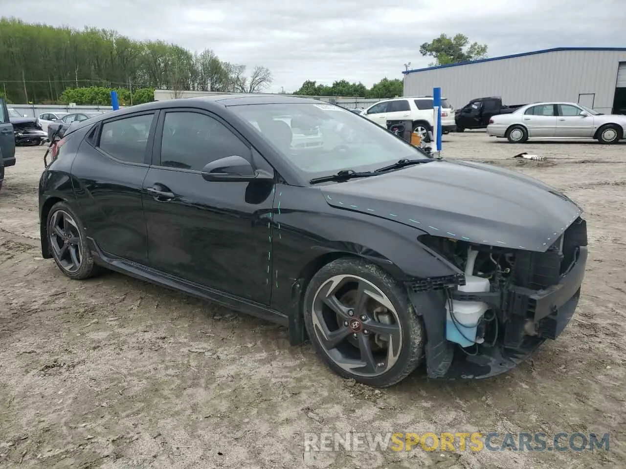 4 Фотография поврежденного автомобиля KMHTH6ABXLU026607 HYUNDAI VELOSTER 2020