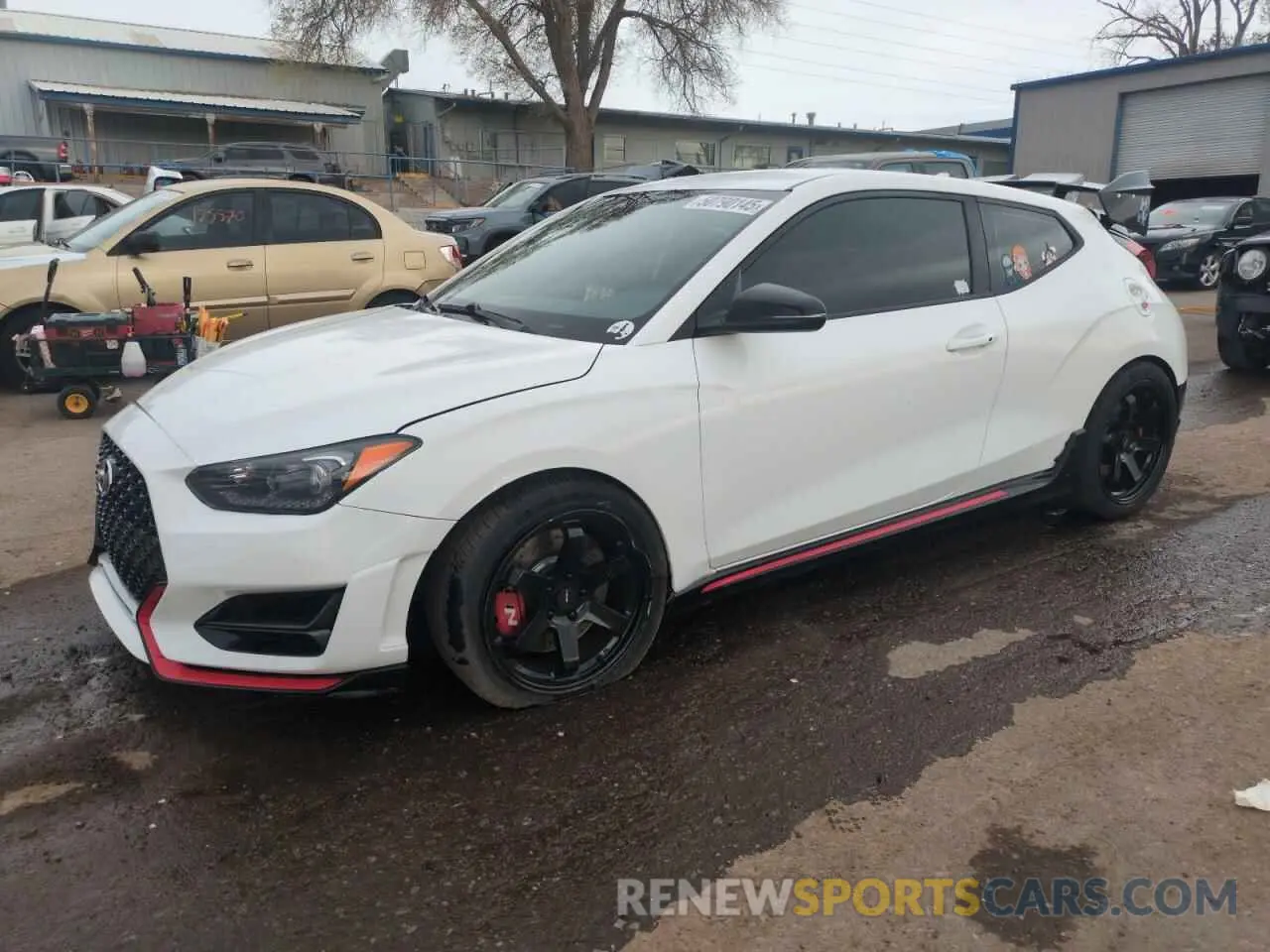 1 Photograph of a damaged car KMHT36AH9MU010242 HYUNDAI VELOSTER 2021