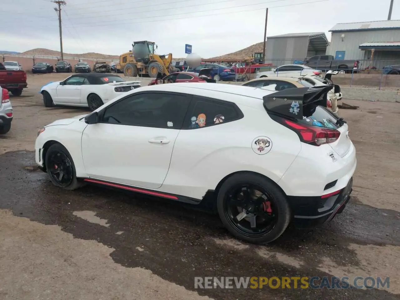 2 Photograph of a damaged car KMHT36AH9MU010242 HYUNDAI VELOSTER 2021