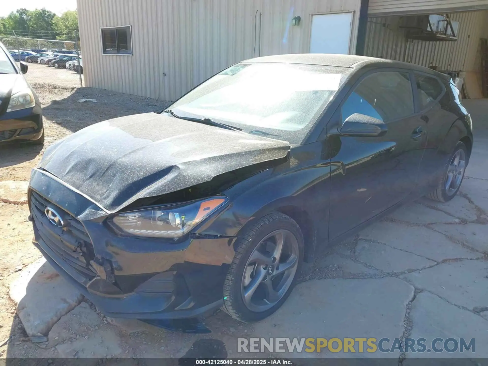 2 Photograph of a damaged car KMHTG6AF0MU032598 HYUNDAI VELOSTER 2021