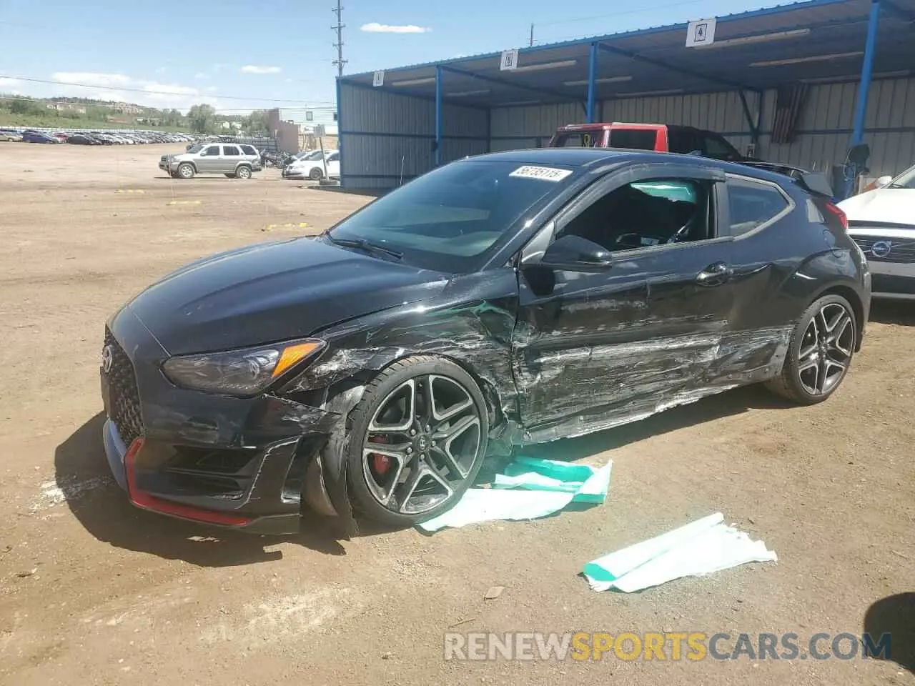 1 Photograph of a damaged car KMHT36AH1NU012911 HYUNDAI VELOSTER 2022