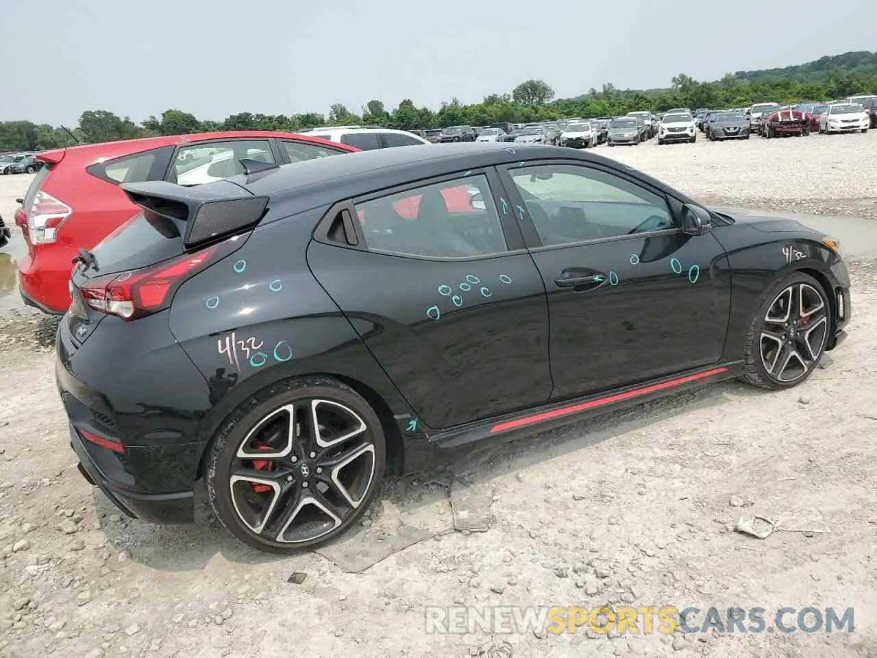 3 Photograph of a damaged car KMHT36AH1NU015422 HYUNDAI VELOSTER 2022