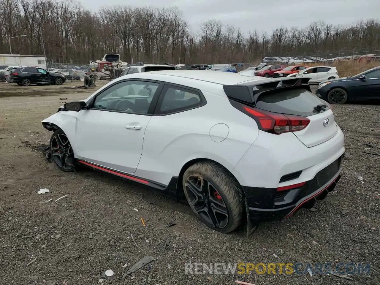 2 Photograph of a damaged car KMHT36AH3NU014577 HYUNDAI VELOSTER 2022